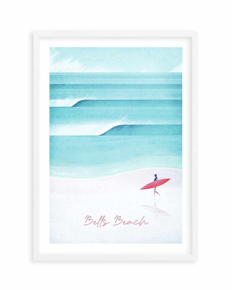Bells Beach by Henry Rivers Art Print