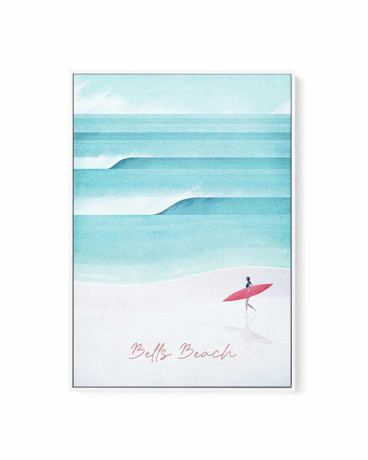 Bells Beach by Henry Rivers | Framed Canvas Art Print from Olive et Oriel where you can shop wallpaper and artworks online