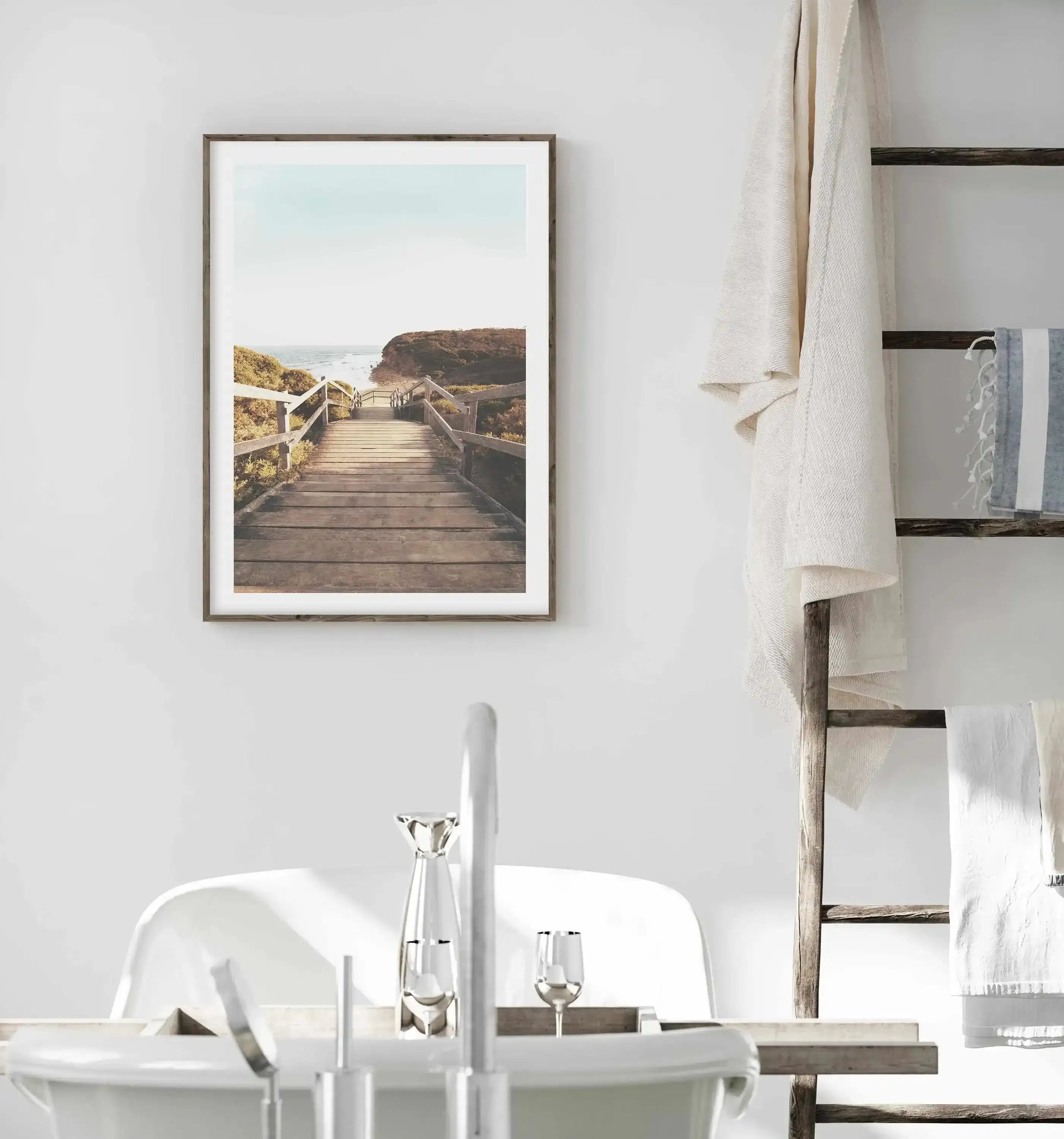 Bells Beach, Morning View Art Print-PRINT-Olive et Oriel-Olive et Oriel-Buy-Australian-Art-Prints-Online-with-Olive-et-Oriel-Your-Artwork-Specialists-Austrailia-Decorate-With-Coastal-Photo-Wall-Art-Prints-From-Our-Beach-House-Artwork-Collection-Fine-Poster-and-Framed-Artwork