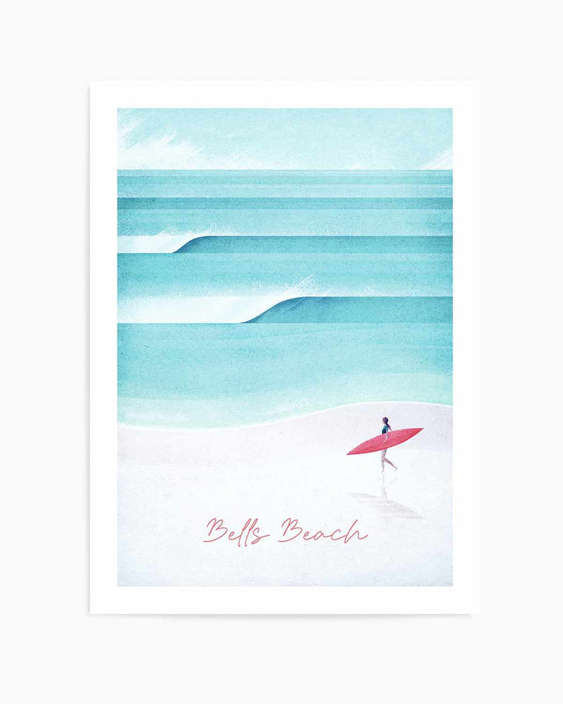 Bells Beach by Henry Rivers Art Print