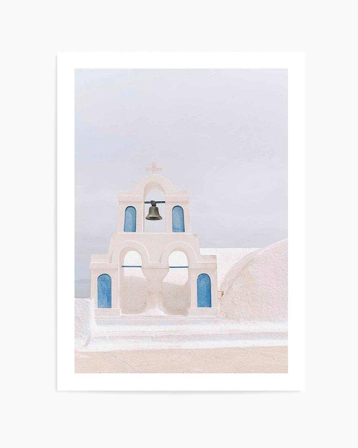 Bells Of Santorini Art Print