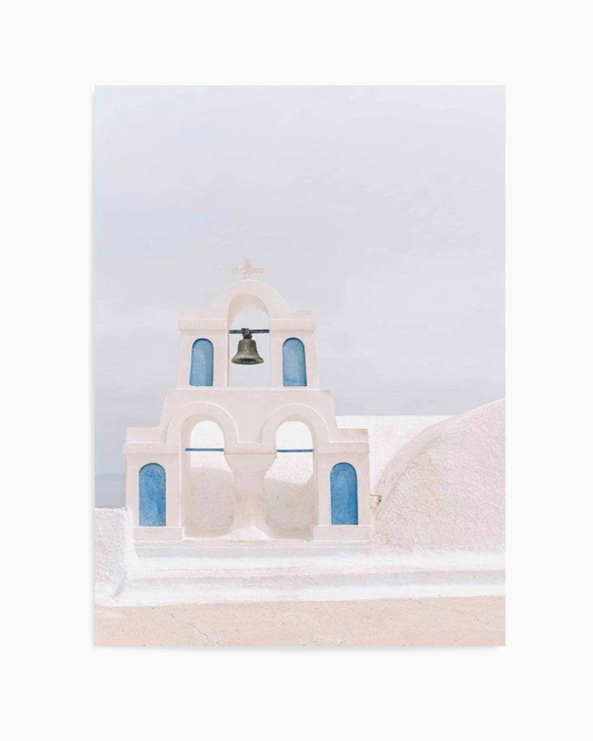 Bells Of Santorini Art Print