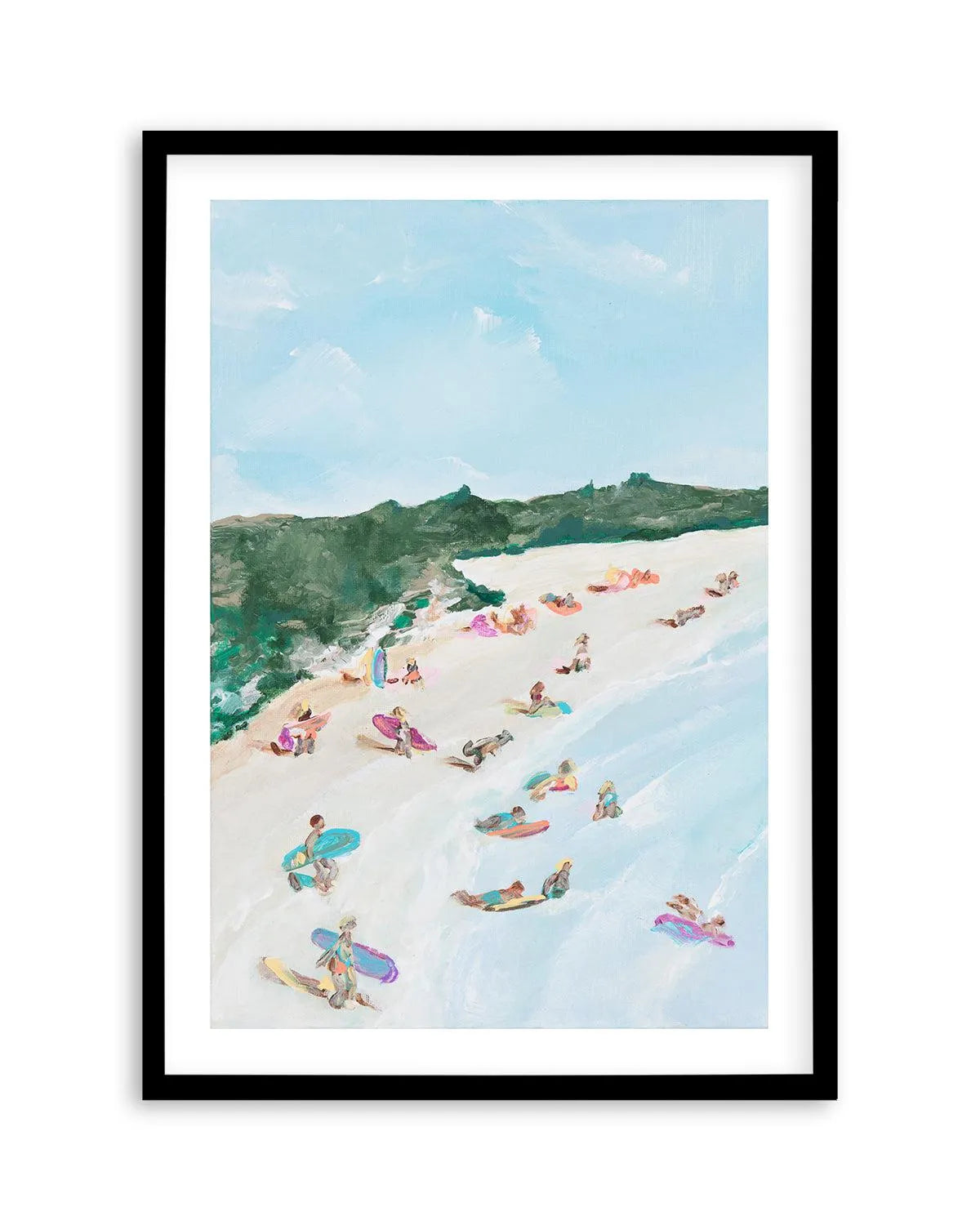 Belongil Beach PT I by Belinda Stone Art Print from Olive et Oriel where you can shop wallpaper and artworks online