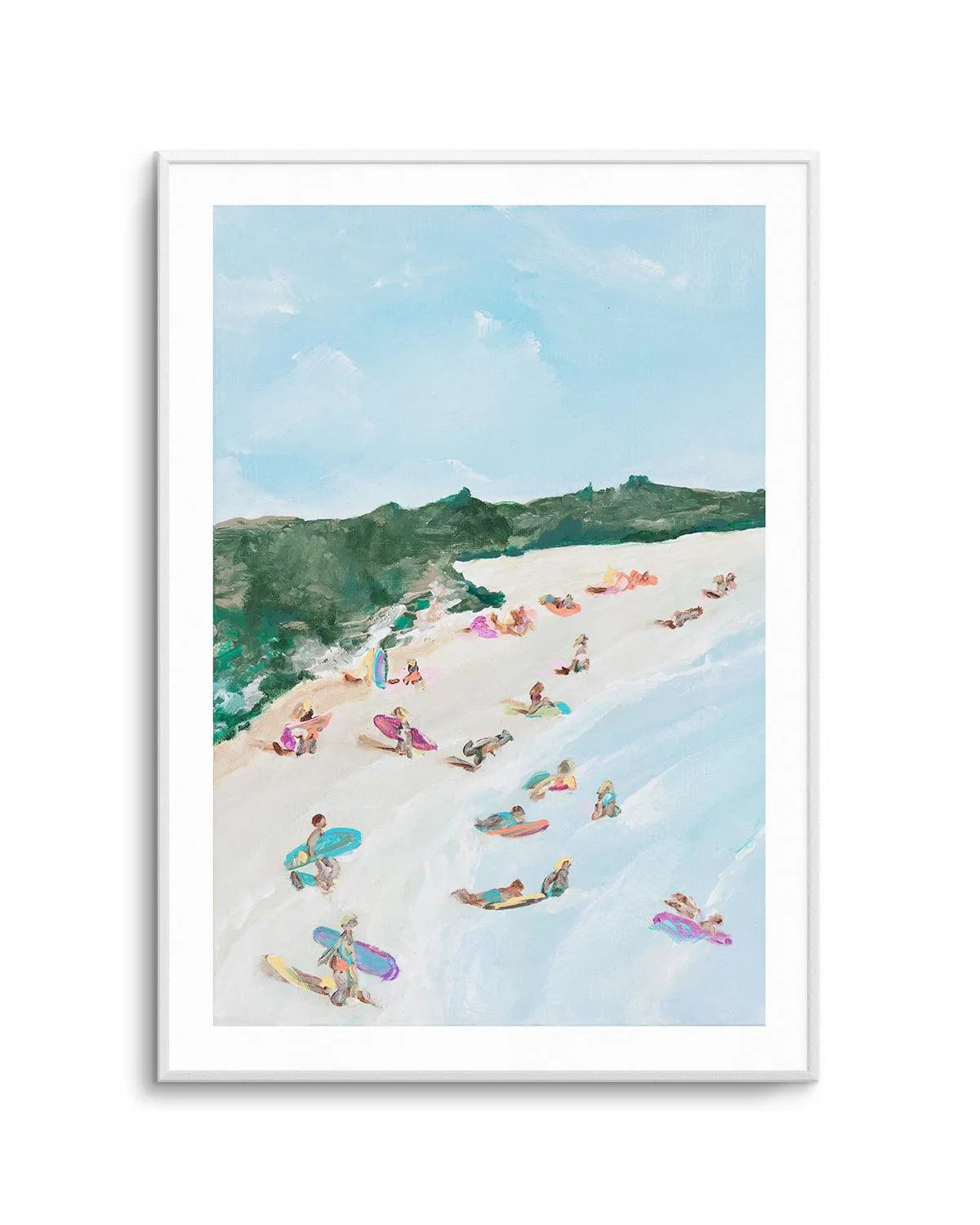 Belongil Beach PT I by Belinda Stone Art Print from Olive et Oriel where you can shop wallpaper and artworks online