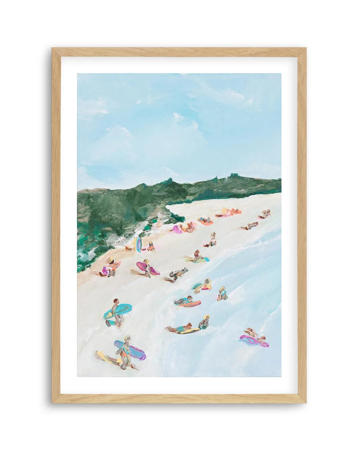 Belongil Beach PT I by Belinda Stone Art Print from Olive et Oriel where you can shop wallpaper and artworks online