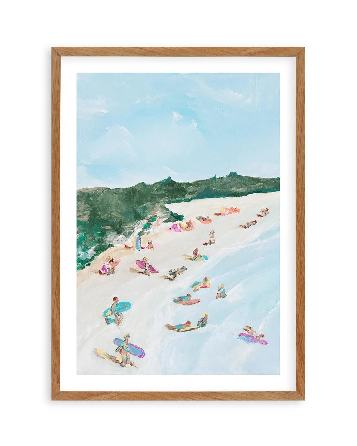 Belongil Beach PT I by Belinda Stone Art Print from Olive et Oriel where you can shop wallpaper and artworks online