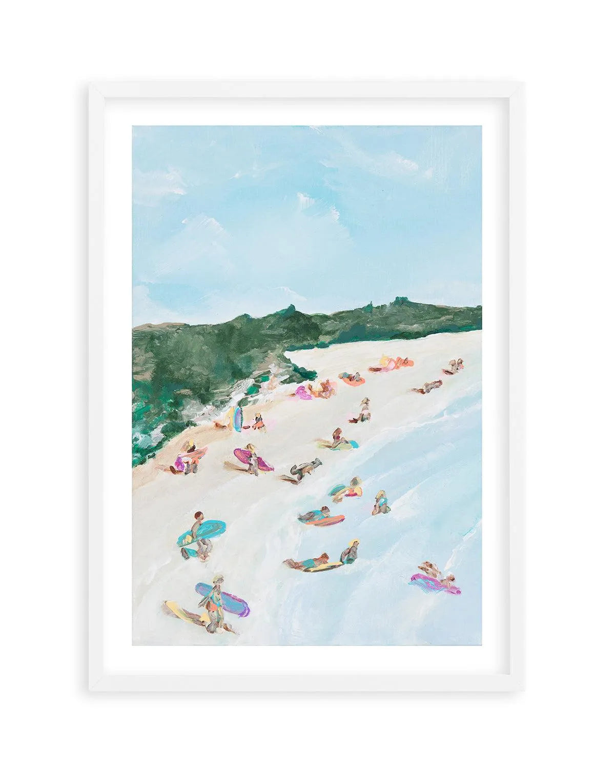 Belongil Beach PT I by Belinda Stone Art Print from Olive et Oriel where you can shop wallpaper and artworks online