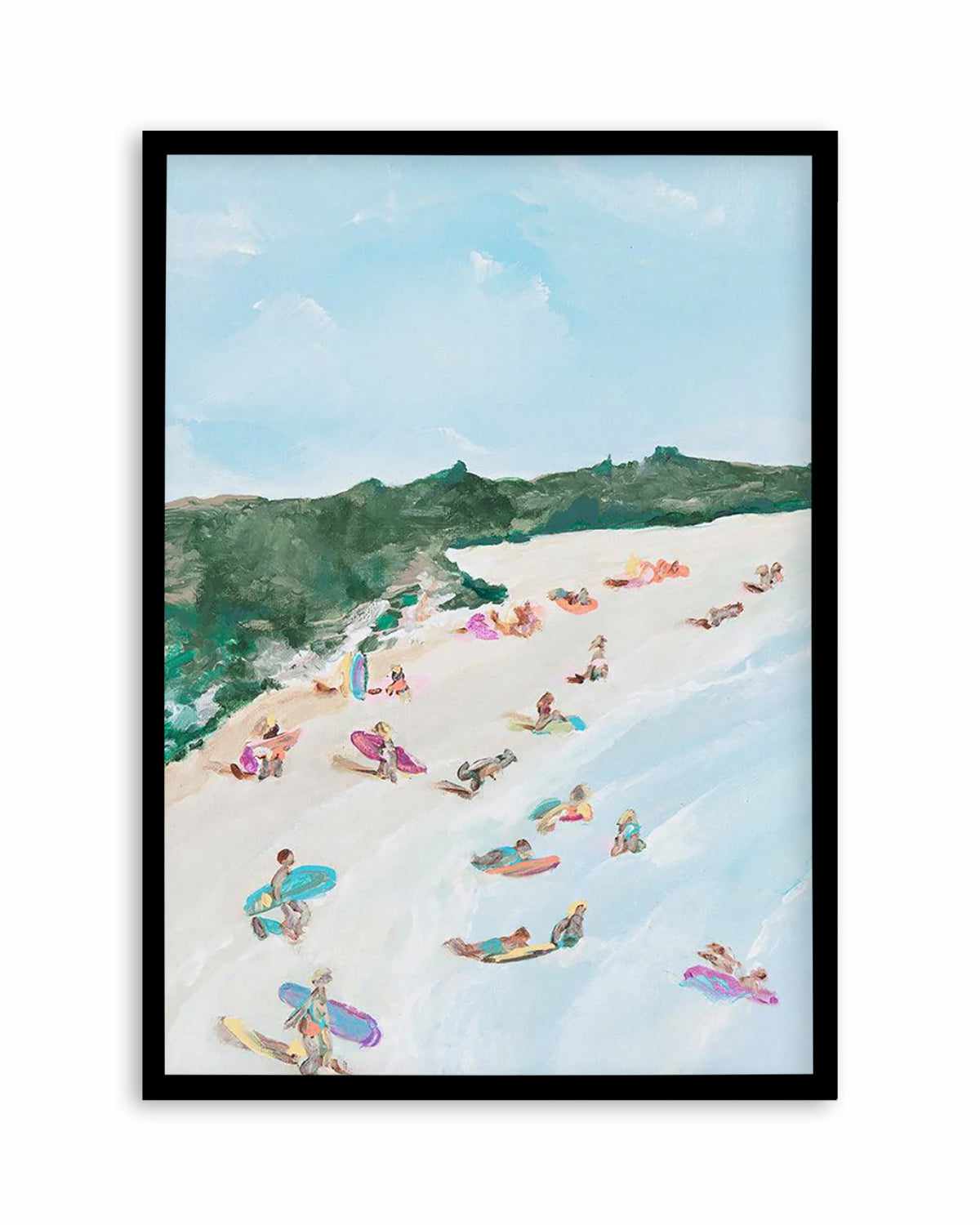 Belongil Beach PT I by Belinda Stone Art Print