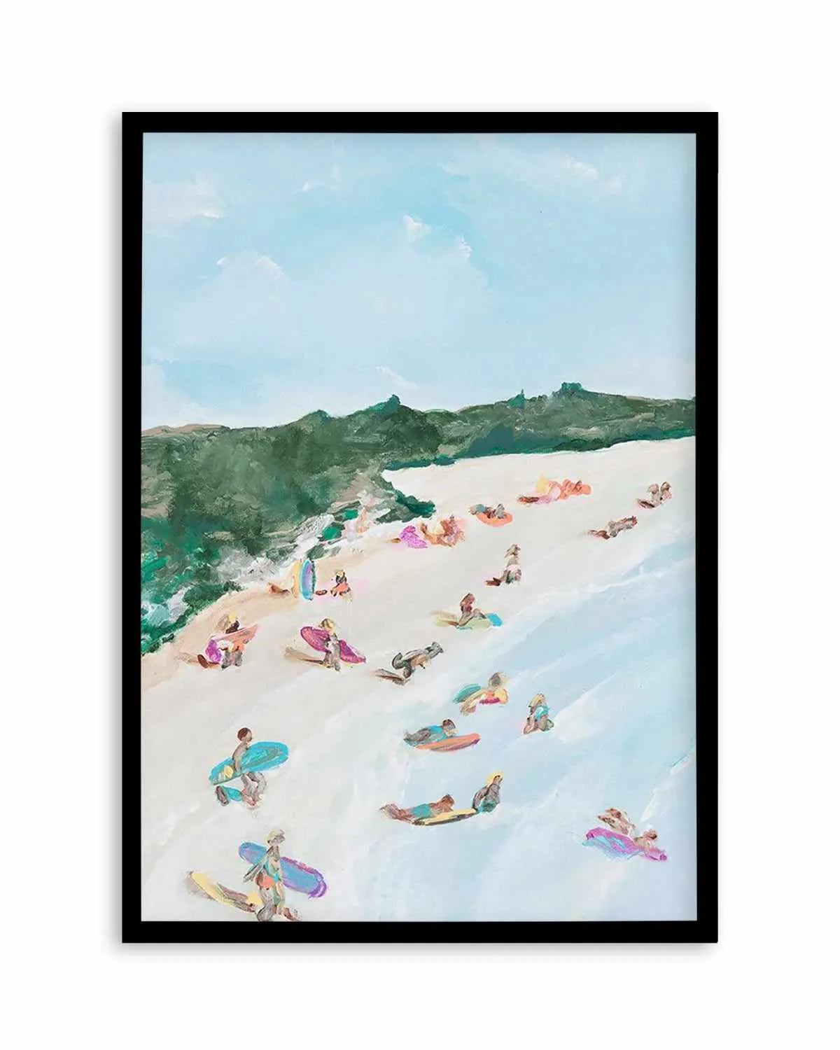 Belongil Beach PT I by Belinda Stone Art Print from Olive et Oriel where you can shop wallpaper and artworks online