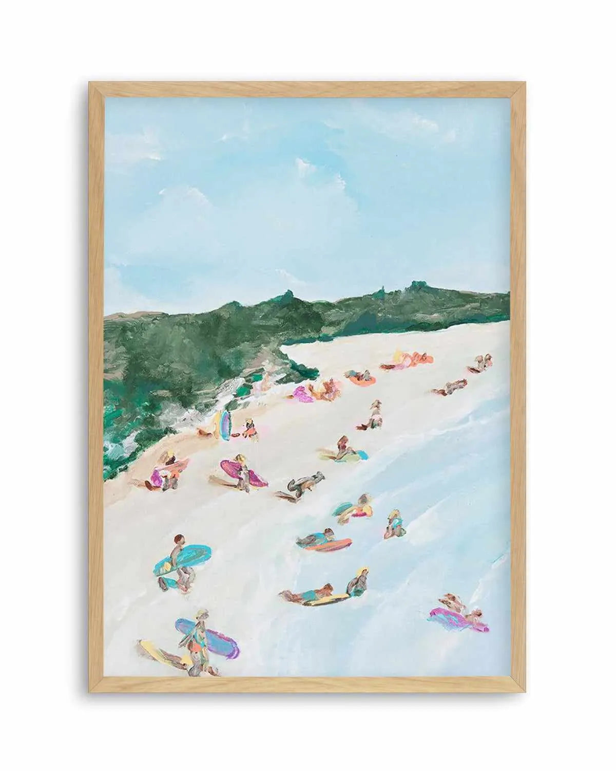 Belongil Beach PT I by Belinda Stone Art Print from Olive et Oriel where you can shop wallpaper and artworks online