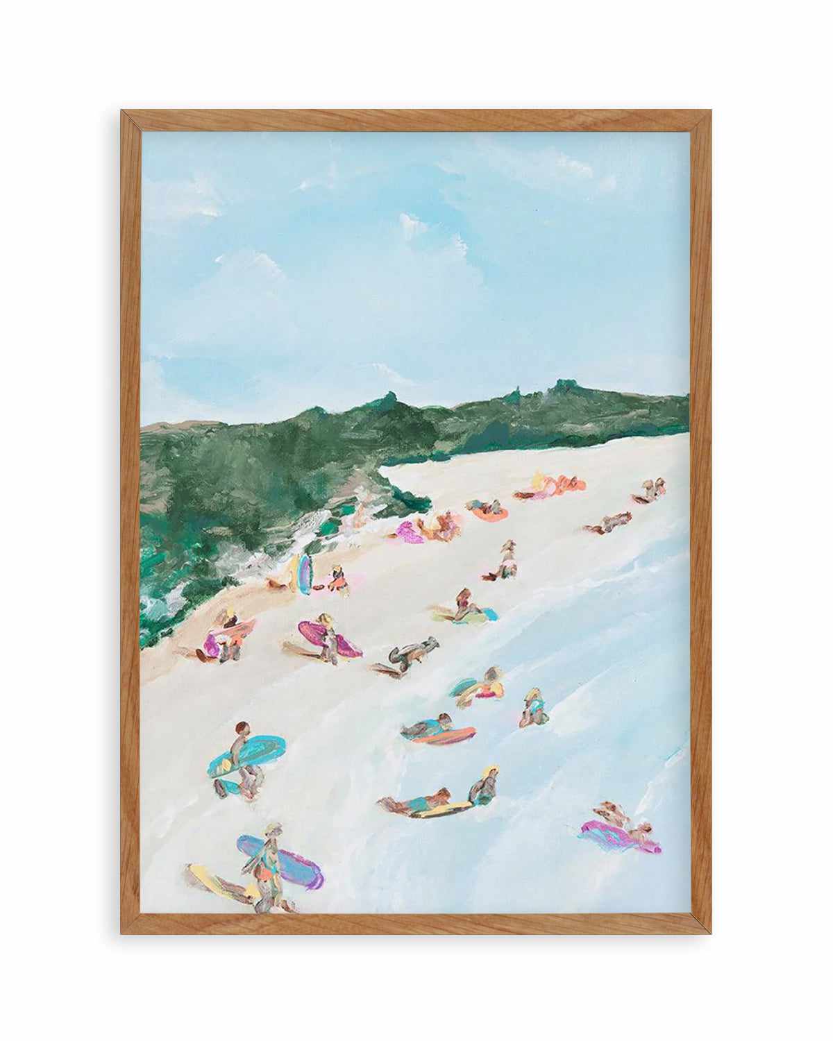 Belongil Beach PT I by Belinda Stone Art Print