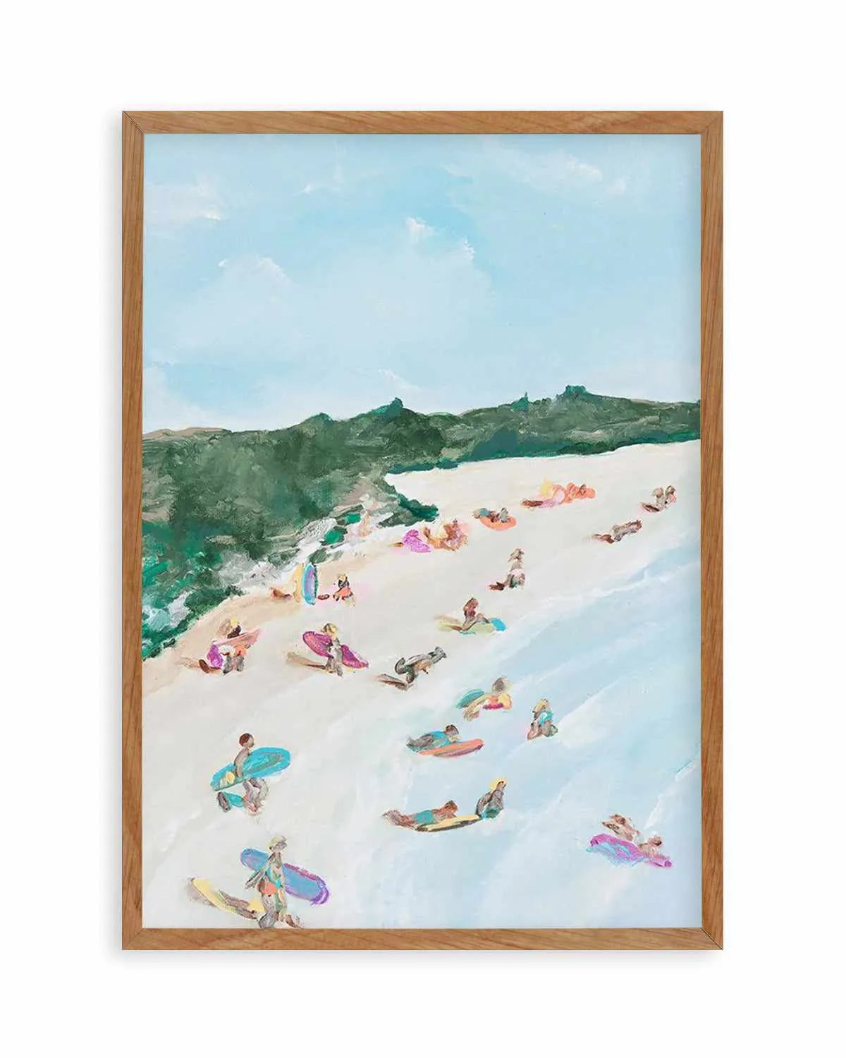 Belongil Beach PT I by Belinda Stone Art Print from Olive et Oriel where you can shop wallpaper and artworks online