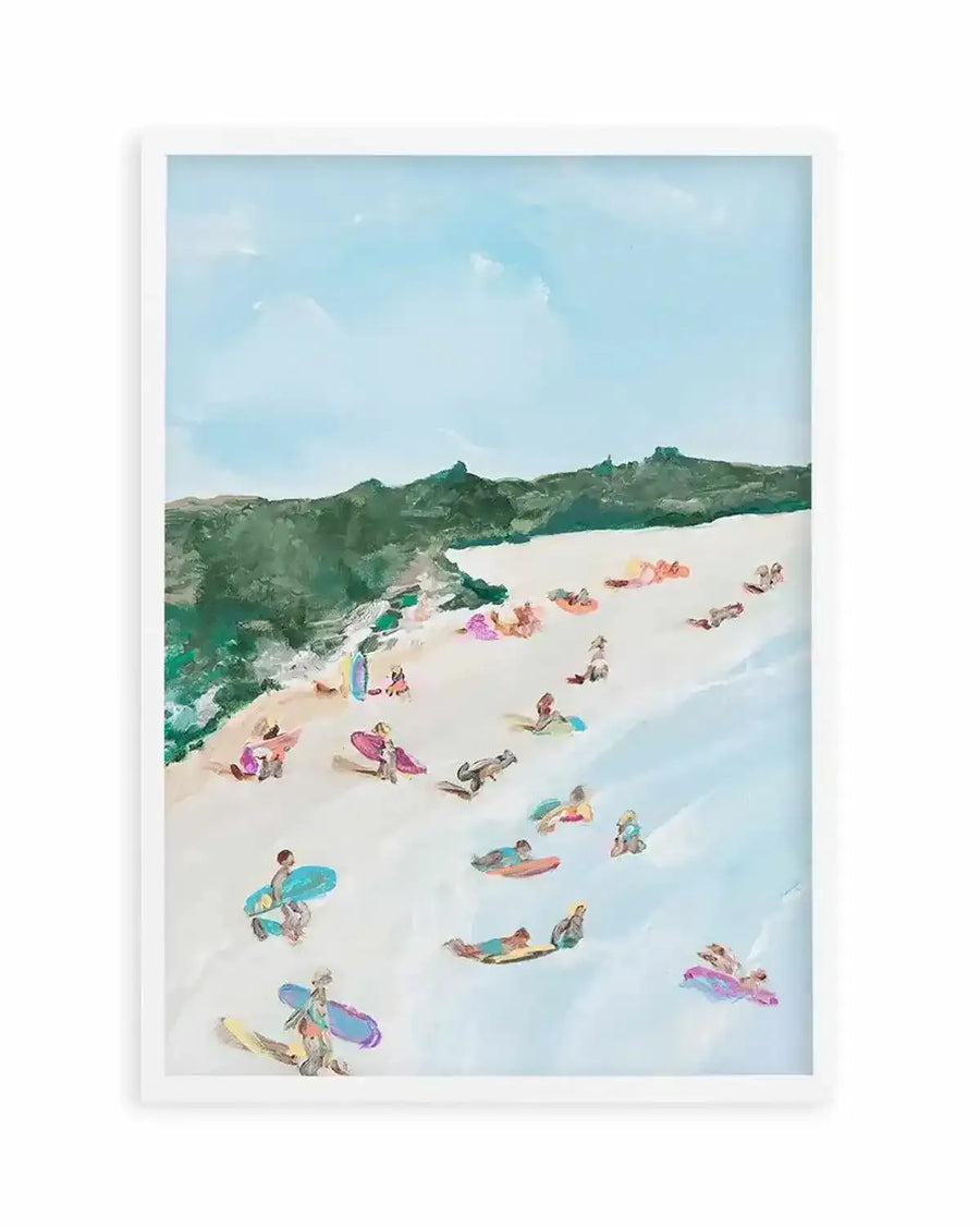 Belongil Beach PT I by Belinda Stone Art Print from Olive et Oriel where you can shop wallpaper and artworks online