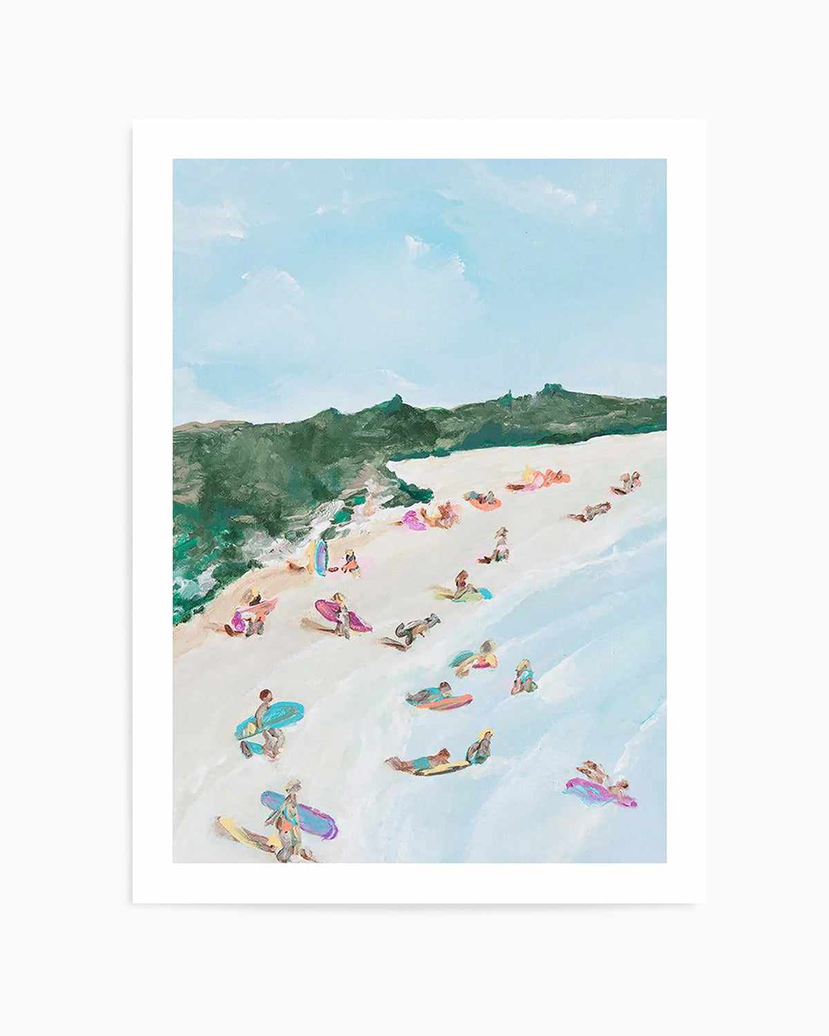 Belongil Beach PT I by Belinda Stone Art Print