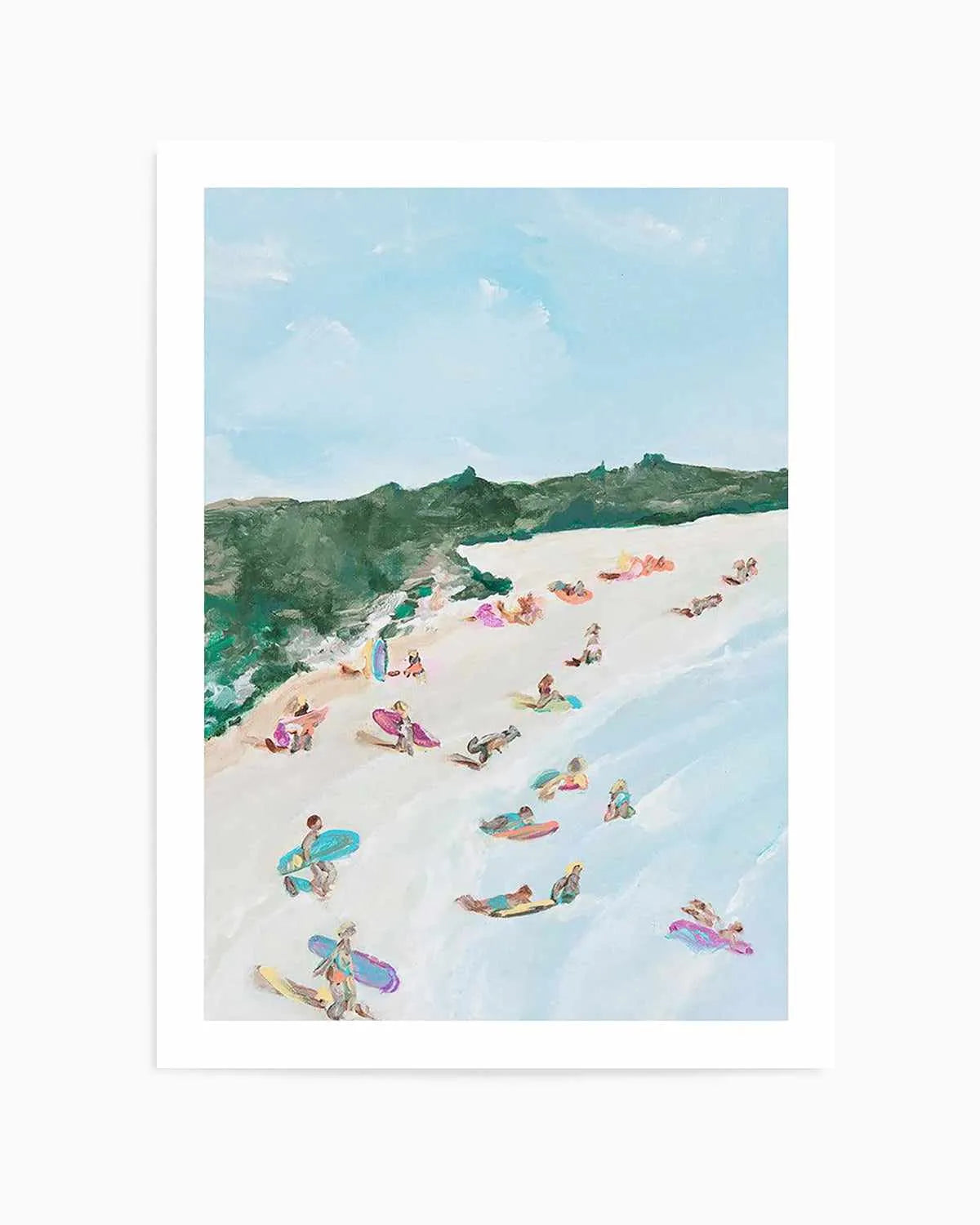 Belongil Beach PT I by Belinda Stone Art Print from Olive et Oriel where you can shop wallpaper and artworks online