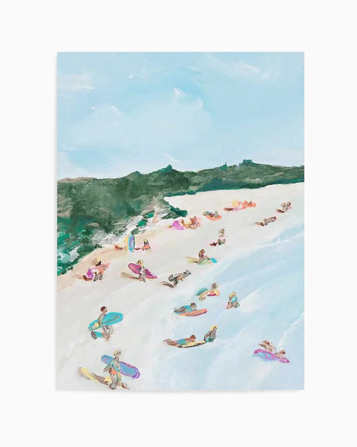 Belongil Beach PT I by Belinda Stone Art Print from Olive et Oriel where you can shop wallpaper and artworks online