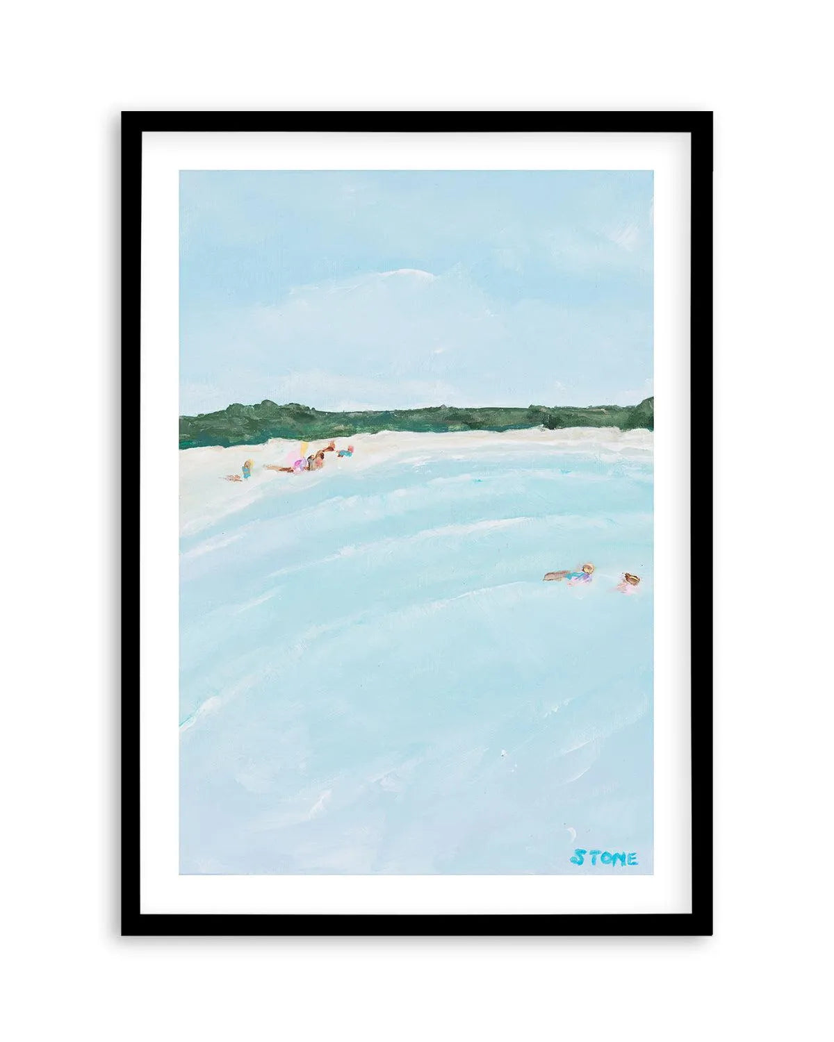 Belongil Beach PT II by Belinda Stone Art Print from Olive et Oriel where you can shop wallpaper and artworks online