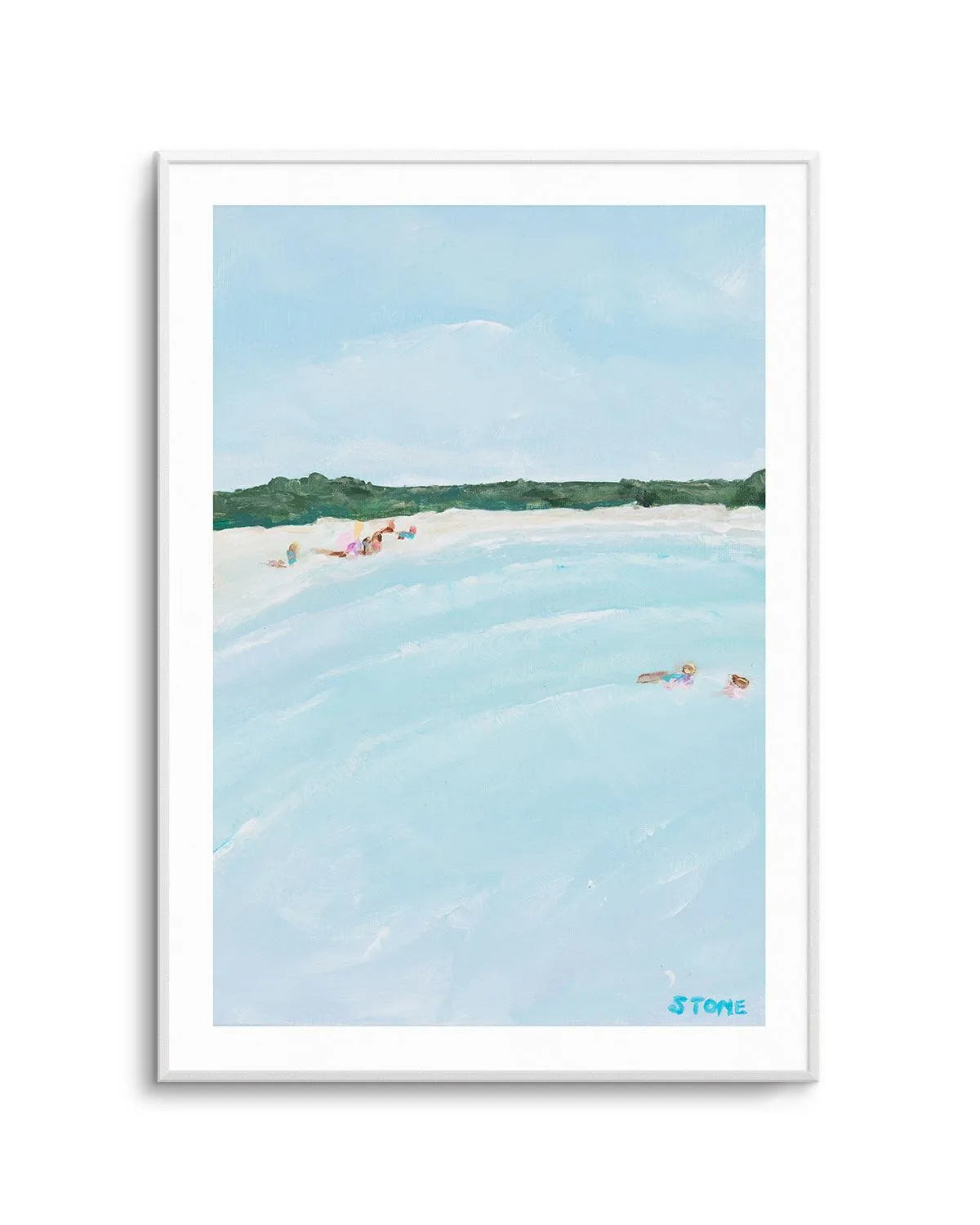 Belongil Beach PT II by Belinda Stone Art Print from Olive et Oriel where you can shop wallpaper and artworks online