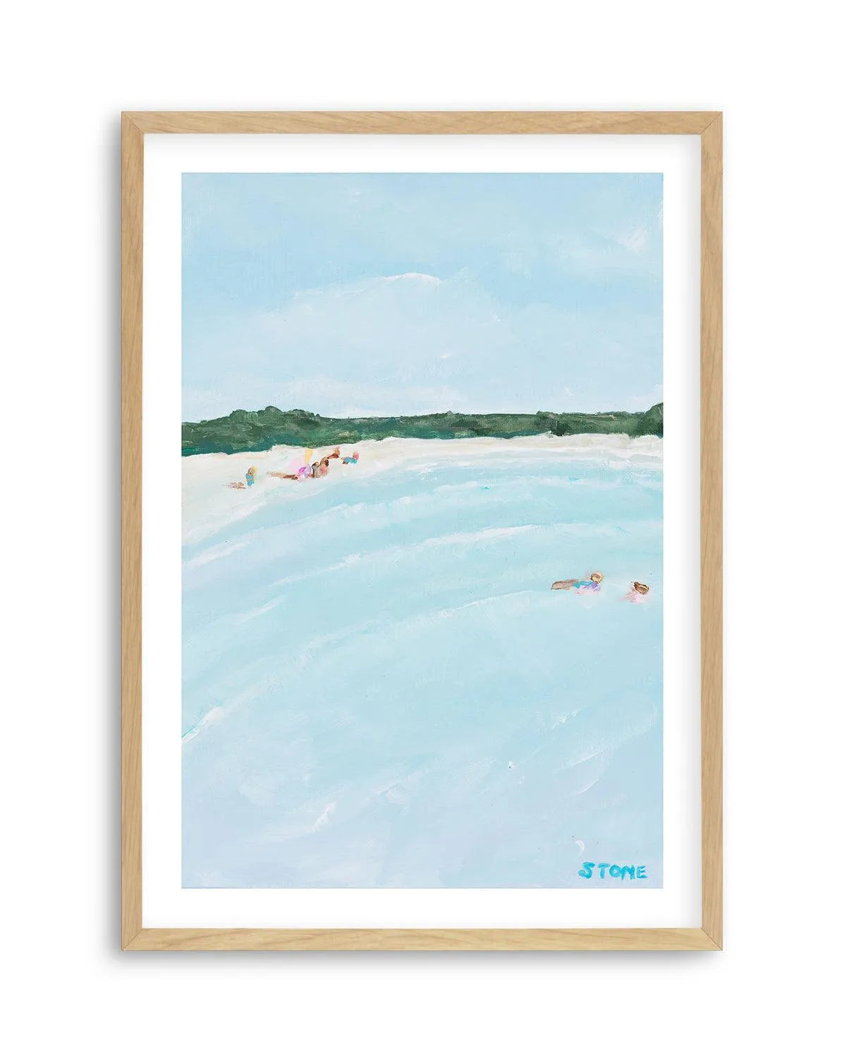 Belongil Beach PT II by Belinda Stone Art Print from Olive et Oriel where you can shop wallpaper and artworks online