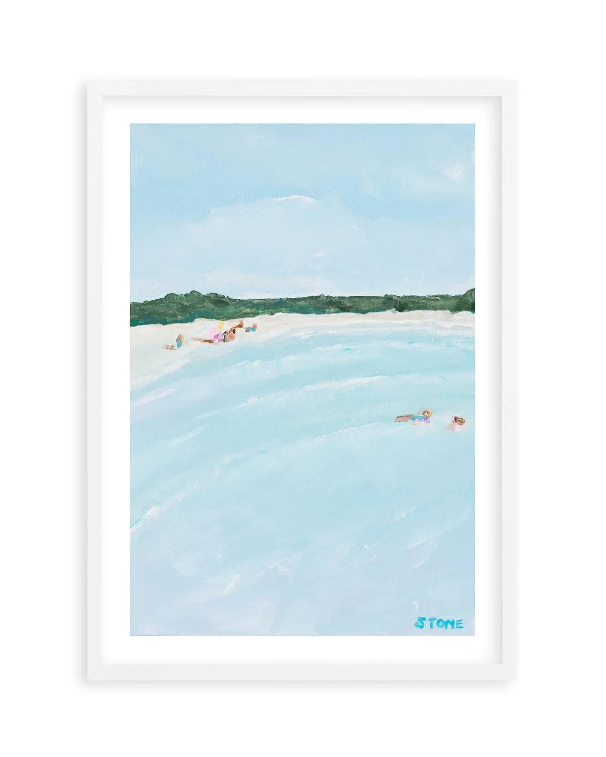 Belongil Beach PT II by Belinda Stone Art Print from Olive et Oriel where you can shop wallpaper and artworks online