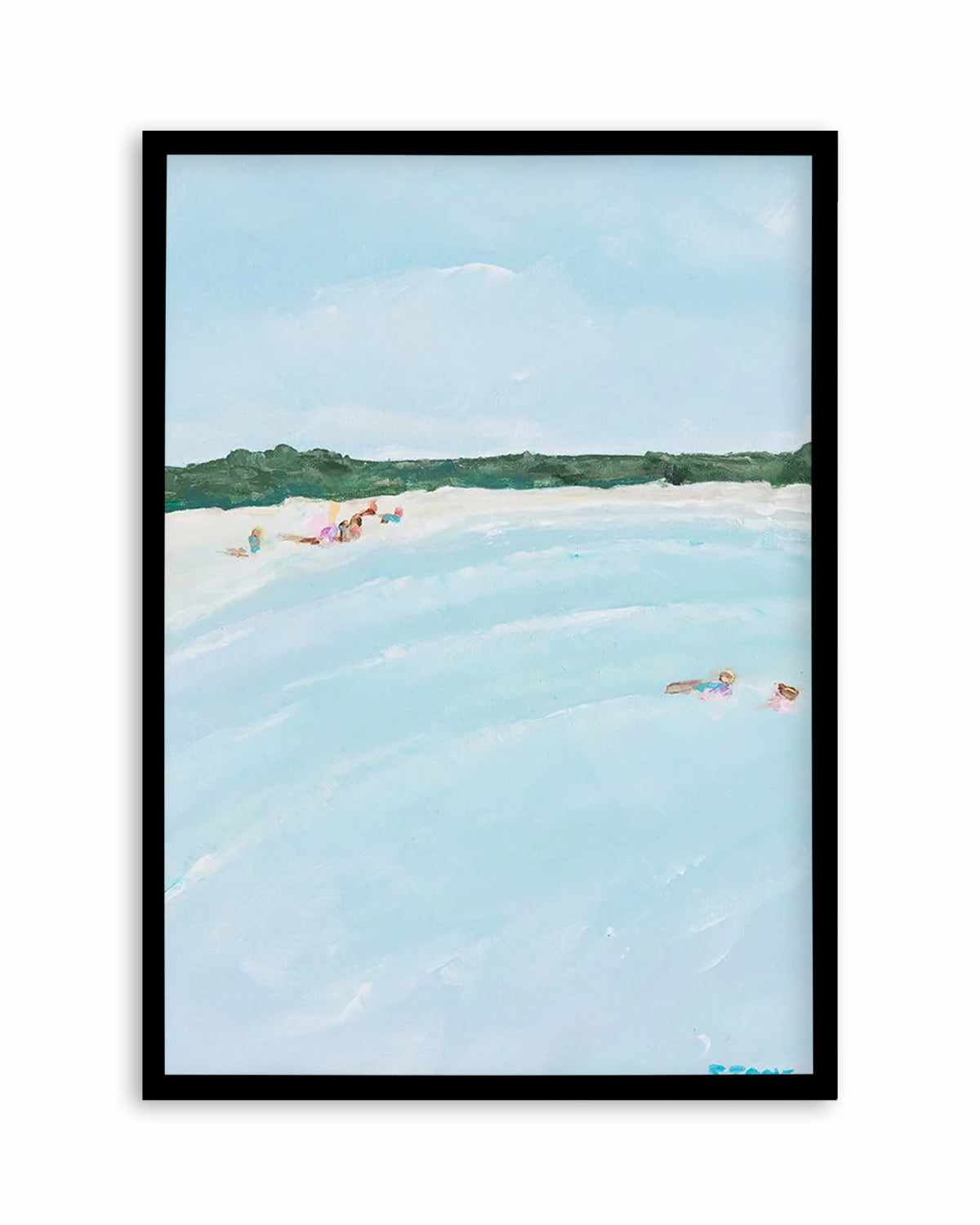 Belongil Beach PT II by Belinda Stone Art Print