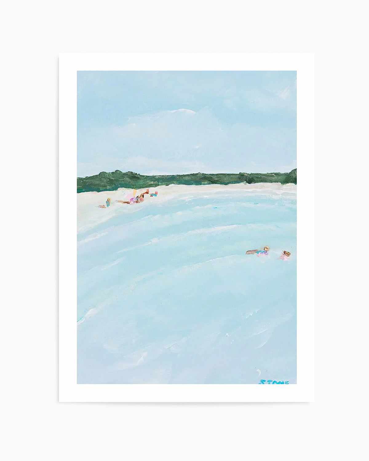 Belongil Beach PT II by Belinda Stone Art Print