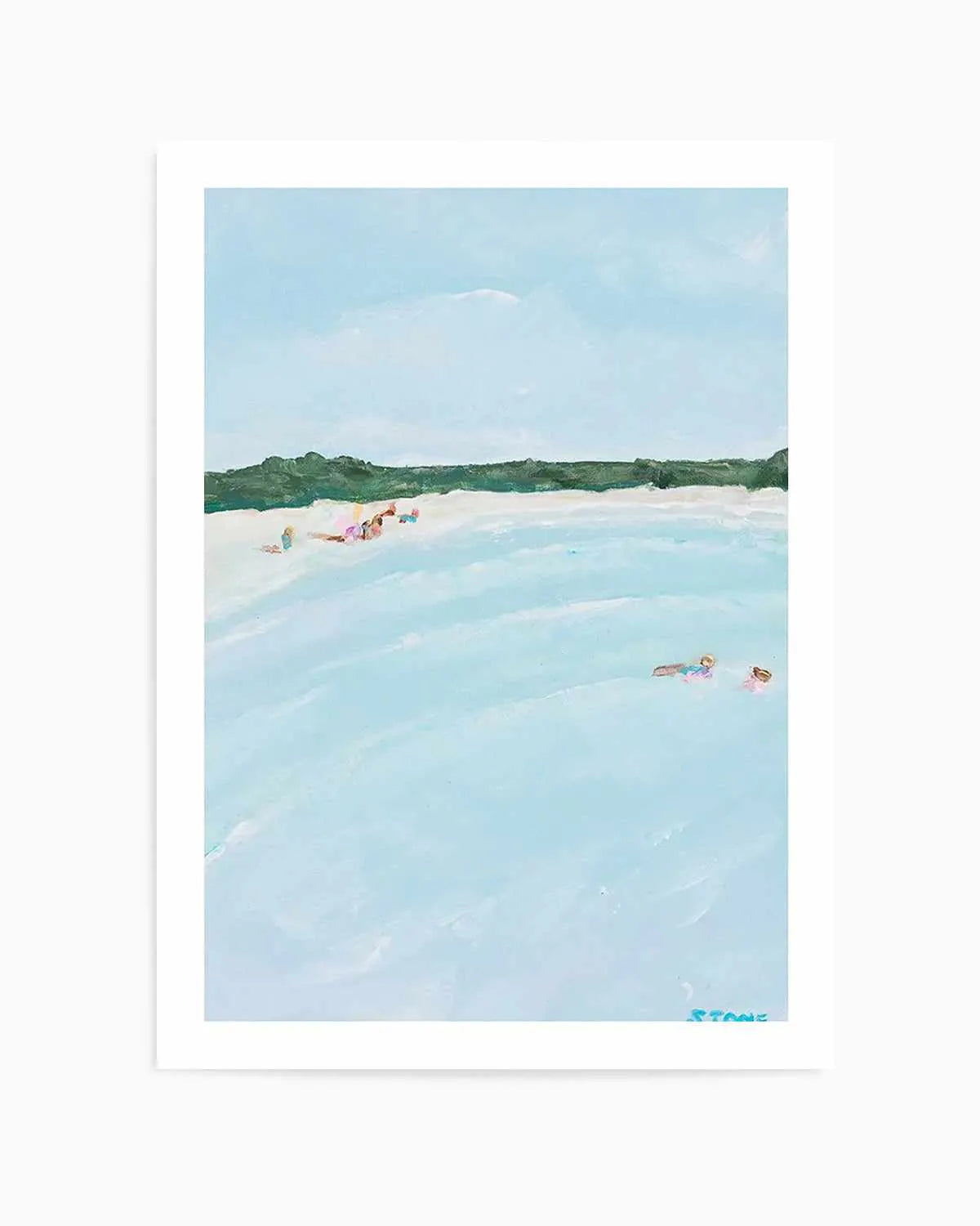 Belongil Beach PT II by Belinda Stone Art Print from Olive et Oriel where you can shop wallpaper and artworks online