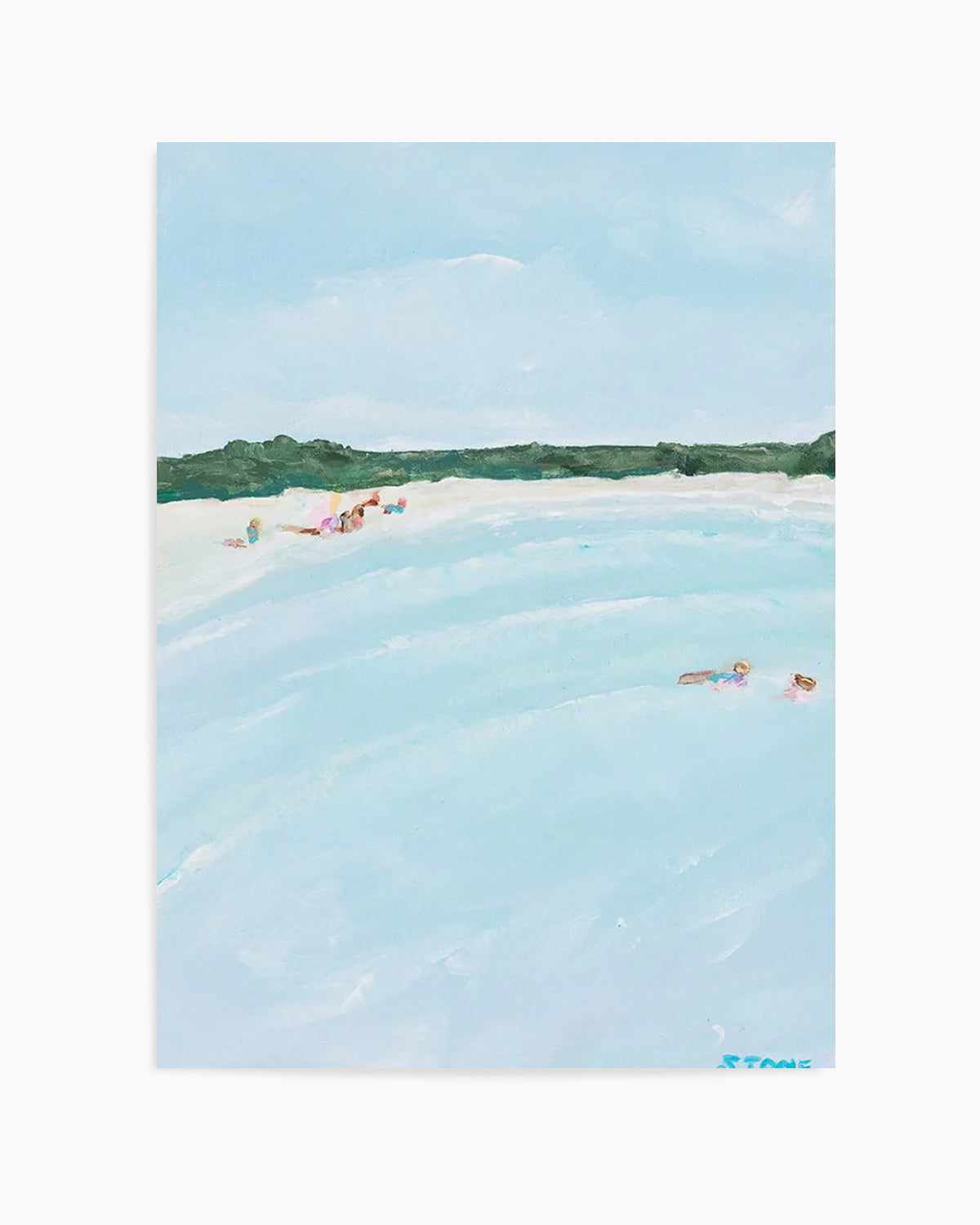 Belongil Beach PT II by Belinda Stone Art Print