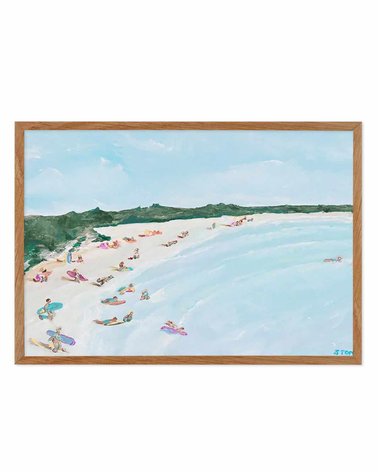 Belongil Beach by Belinda Stone Art Print