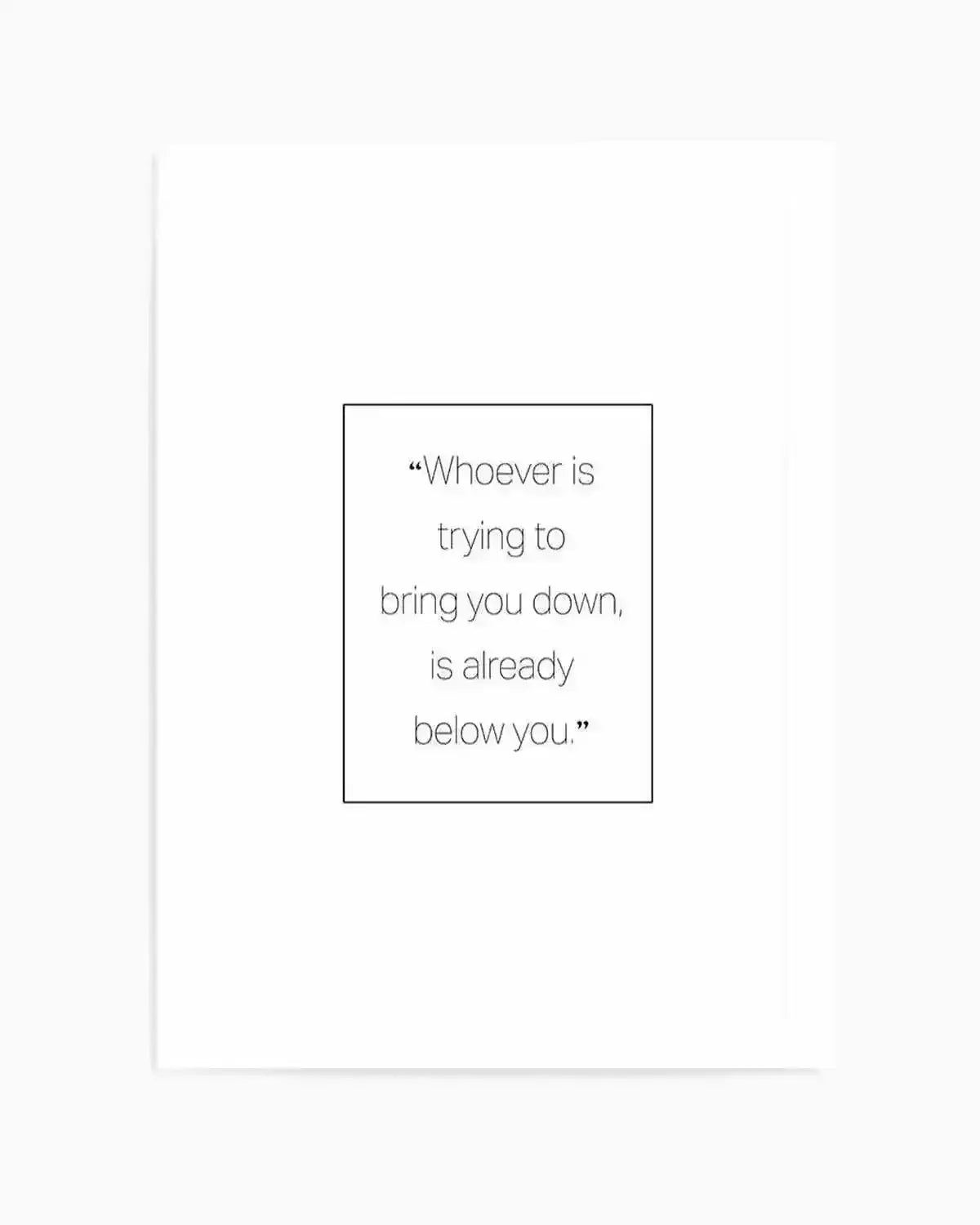 Below You Art Print from Olive et Oriel where you can shop wallpaper and artworks online