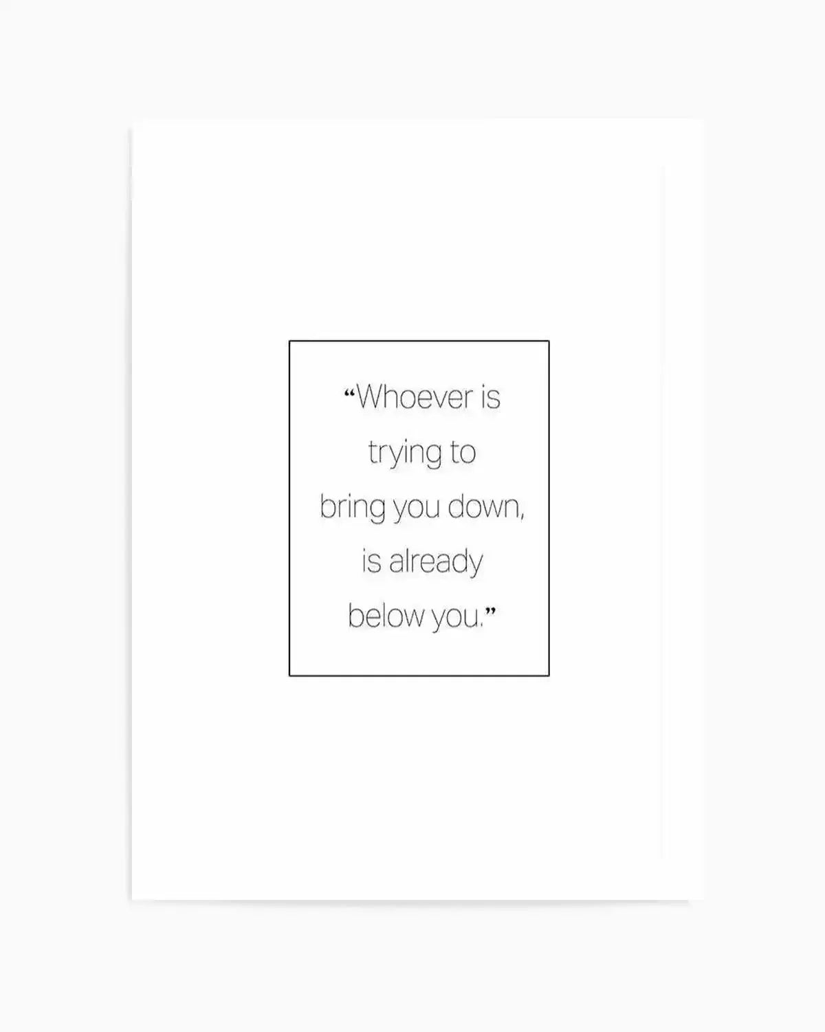 Below You Art Print from Olive et Oriel where you can shop wallpaper and artworks online