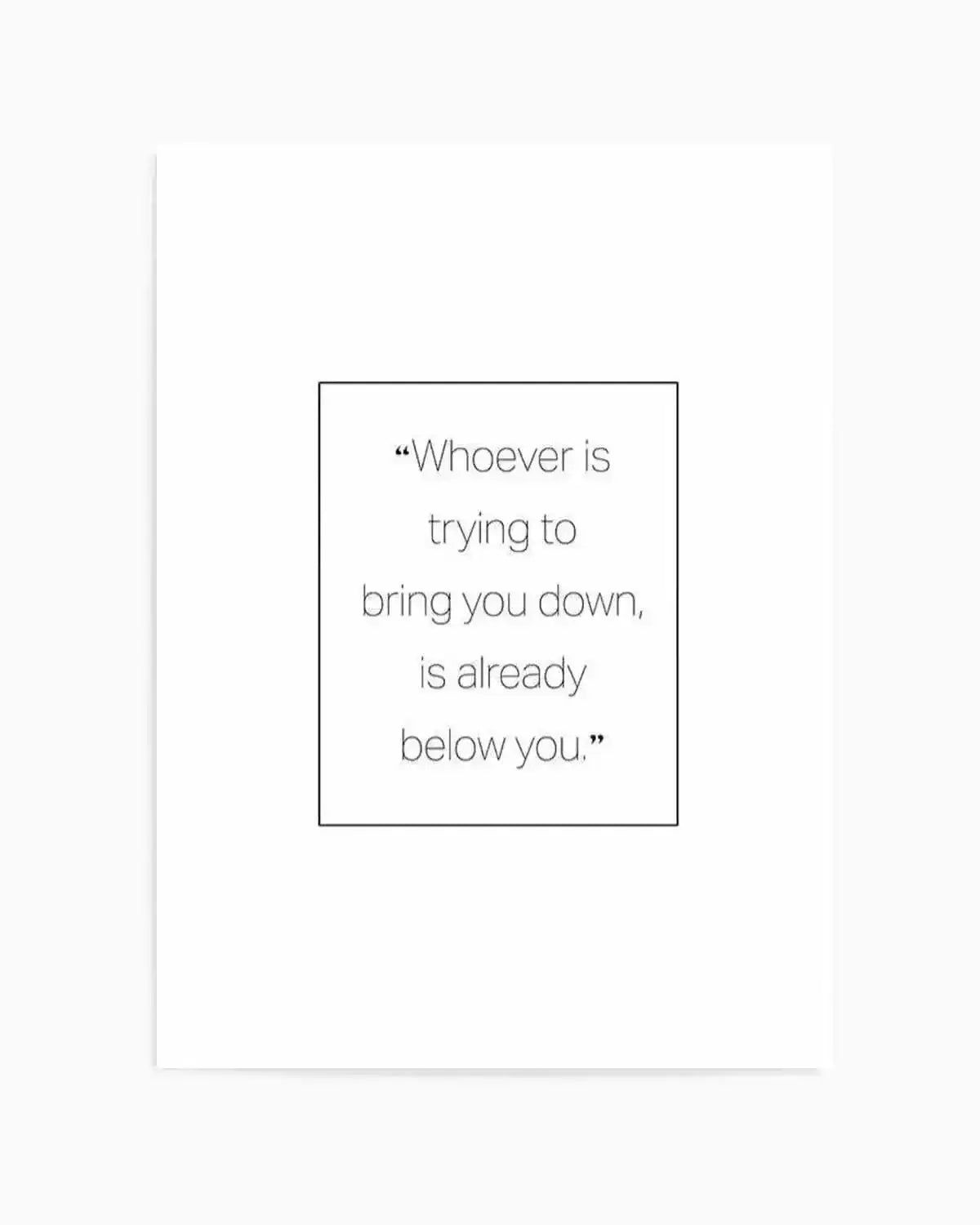 Below You Art Print from Olive et Oriel where you can shop wallpaper and artworks online