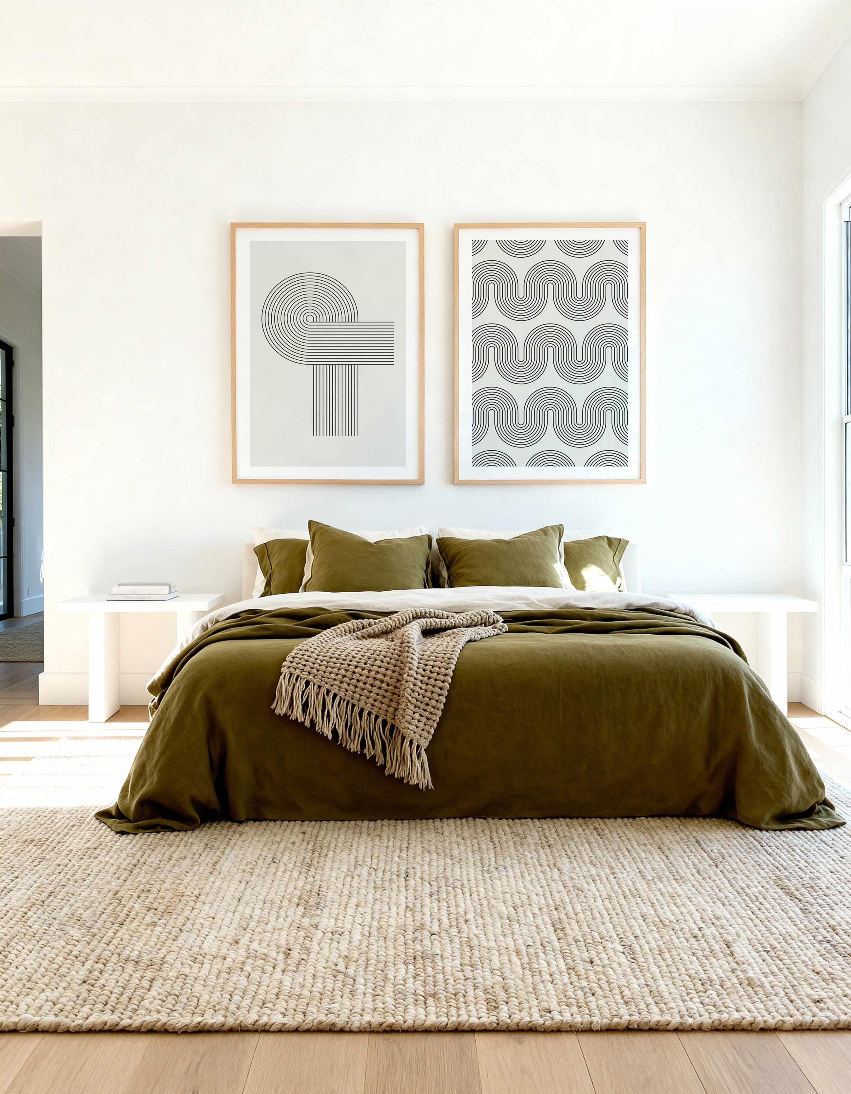 Bender I & II Art Print Set of 2 | Matching Wall Art from Olive et Oriel where you can shop wallpaper and artworks online
