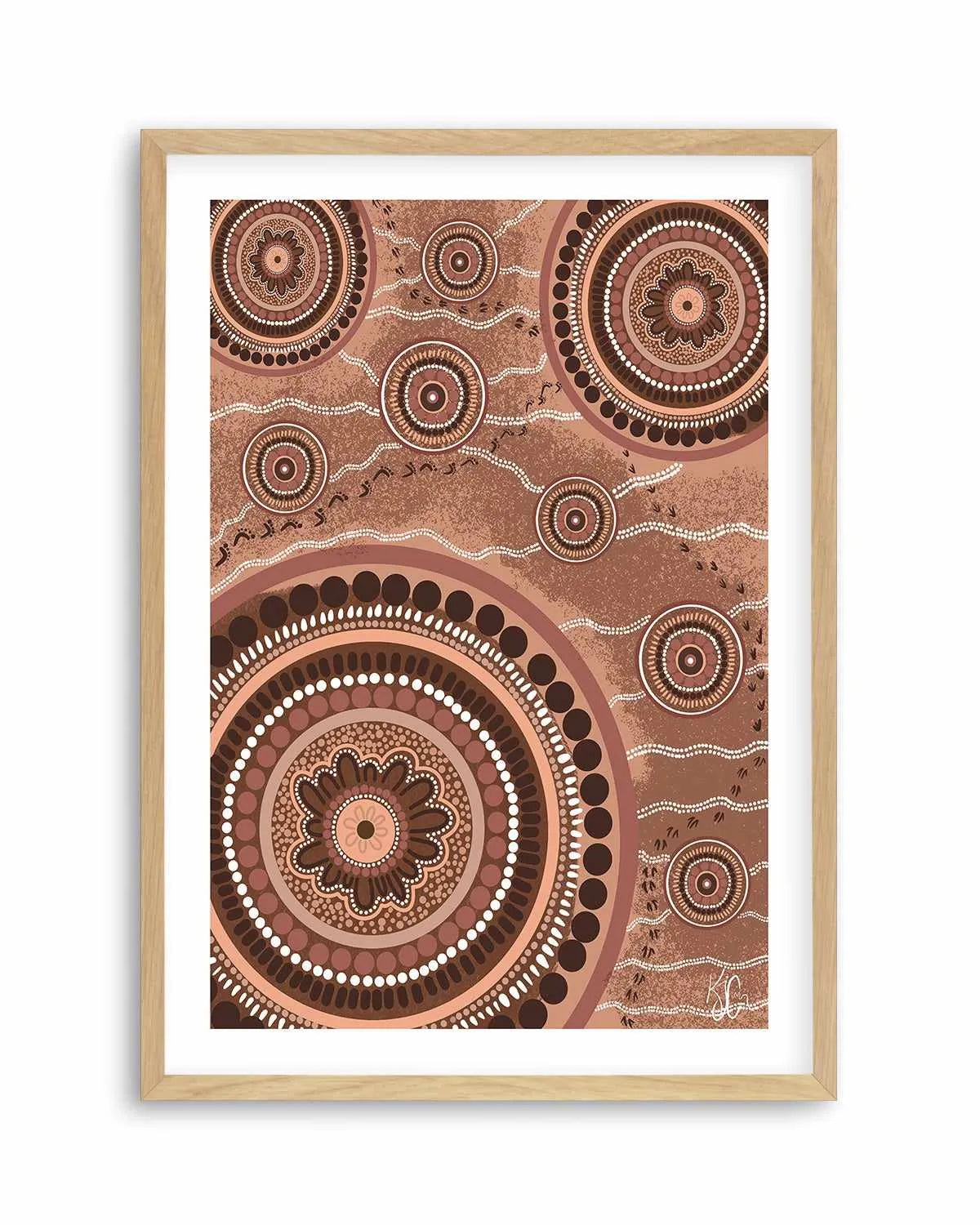 Beneath Our Feet by Kiz Costelloe Art Print from Olive et Oriel where you can shop wallpaper and artworks online