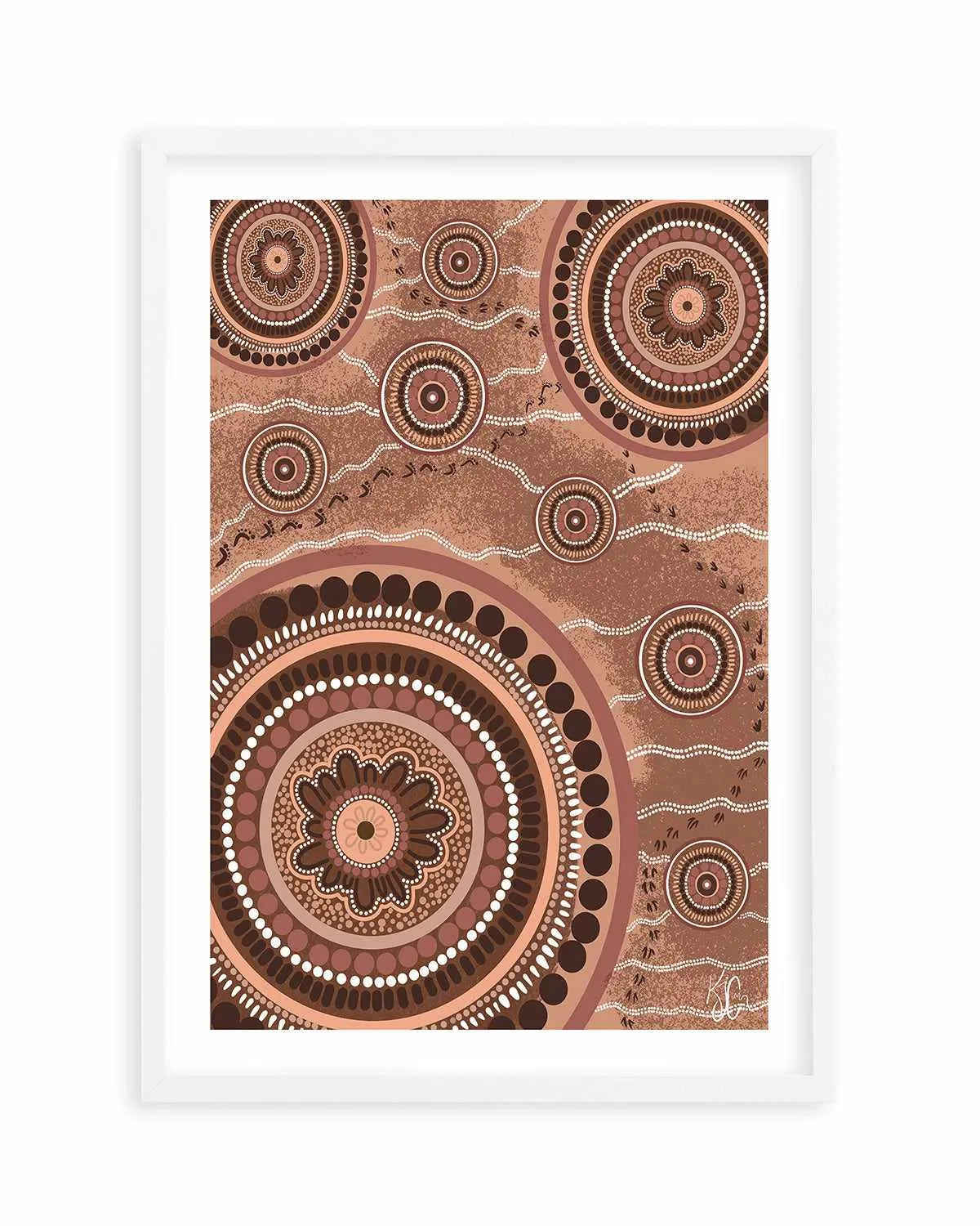 Beneath Our Feet by Kiz Costelloe Art Print from Olive et Oriel where you can shop wallpaper and artworks online