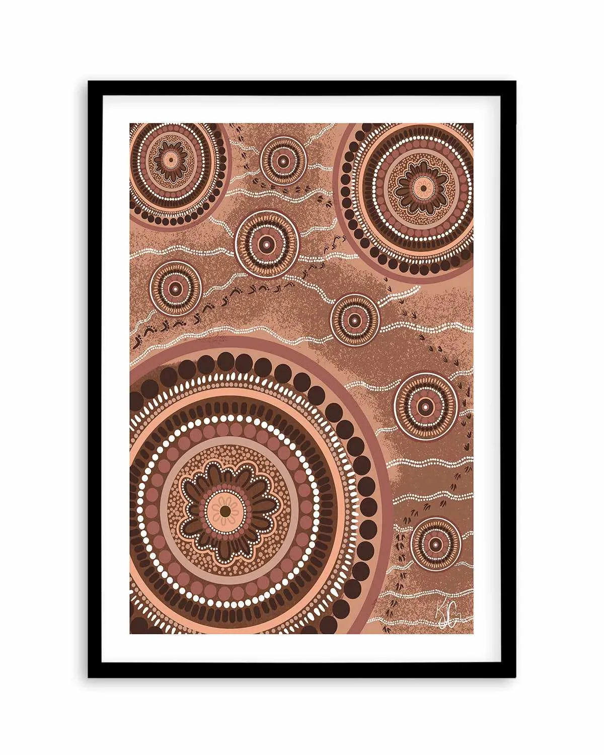 Beneath Our Feet by Kiz Costelloe Art Print from Olive et Oriel where you can shop wallpaper and artworks online