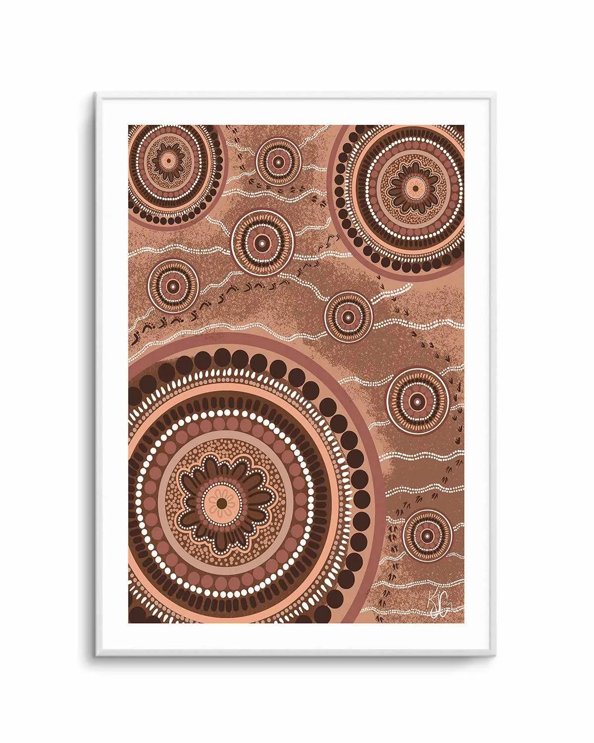 Beneath Our Feet by Kiz Costelloe Art Print from Olive et Oriel where you can shop wallpaper and artworks online