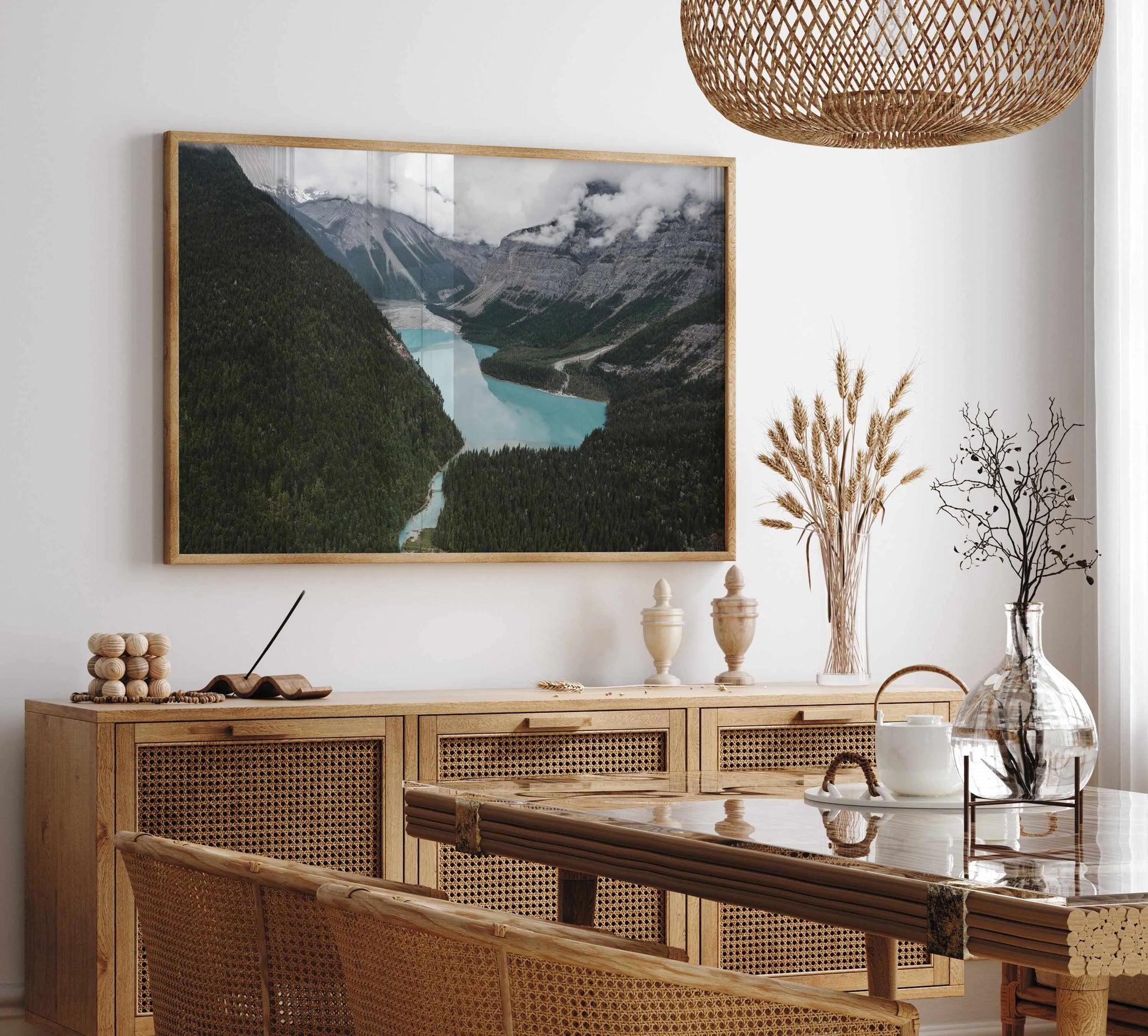 Berg Lake by Kalen X | Art Print from Olive et Oriel where you can shop wallpaper and artworks online
