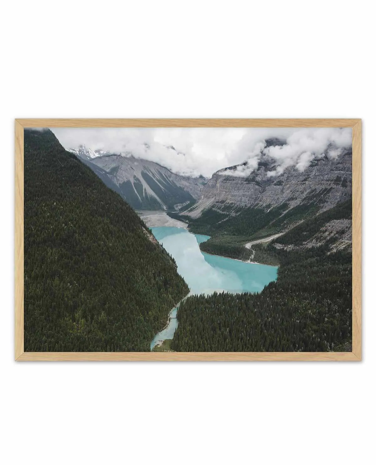 Berg Lake by Kalen X | Art Print from Olive et Oriel where you can shop wallpaper and artworks online