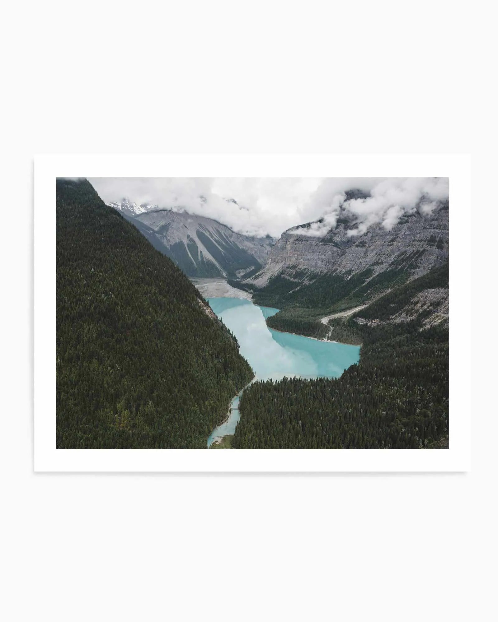 Berg Lake by Kalen X | Art Print from Olive et Oriel where you can shop wallpaper and artworks online