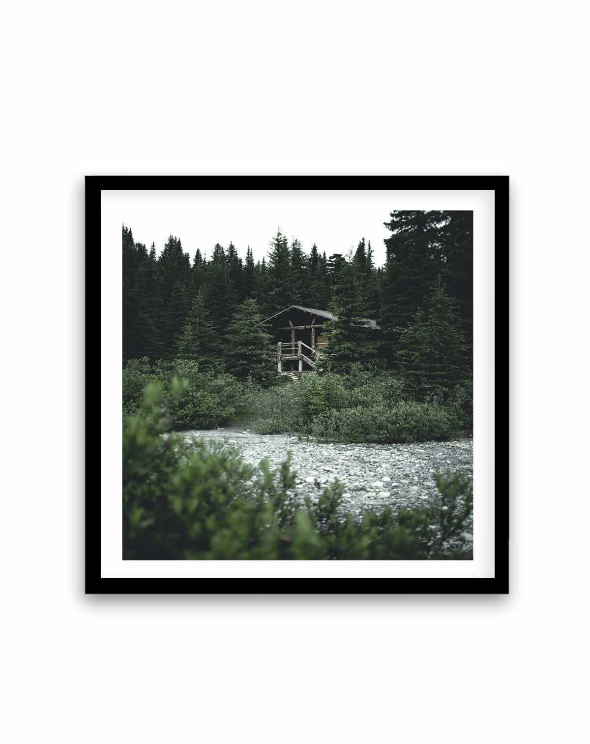 Berg Lake Cabin by Kalen X | Art Print