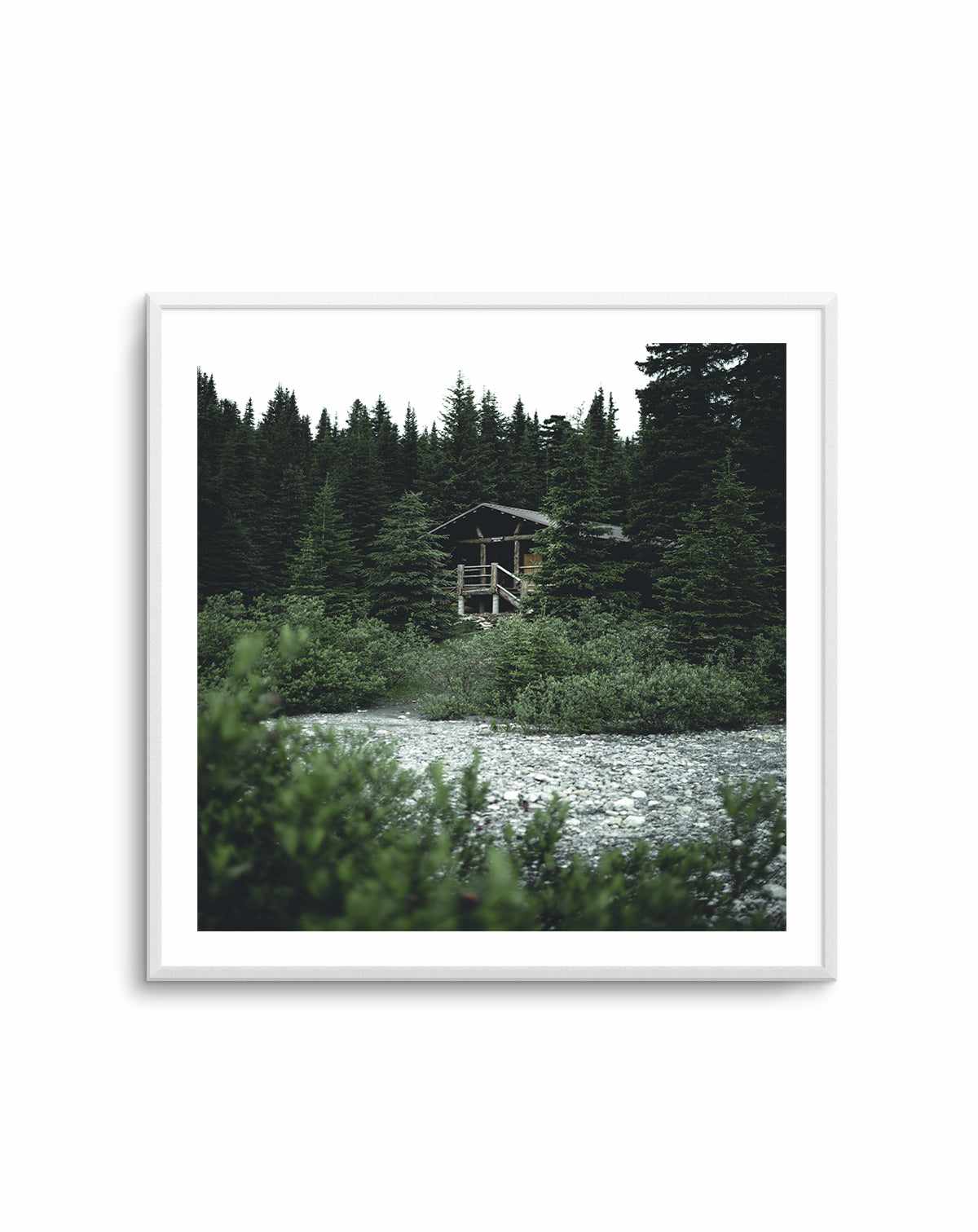 Berg Lake Cabin by Kalen X | Art Print