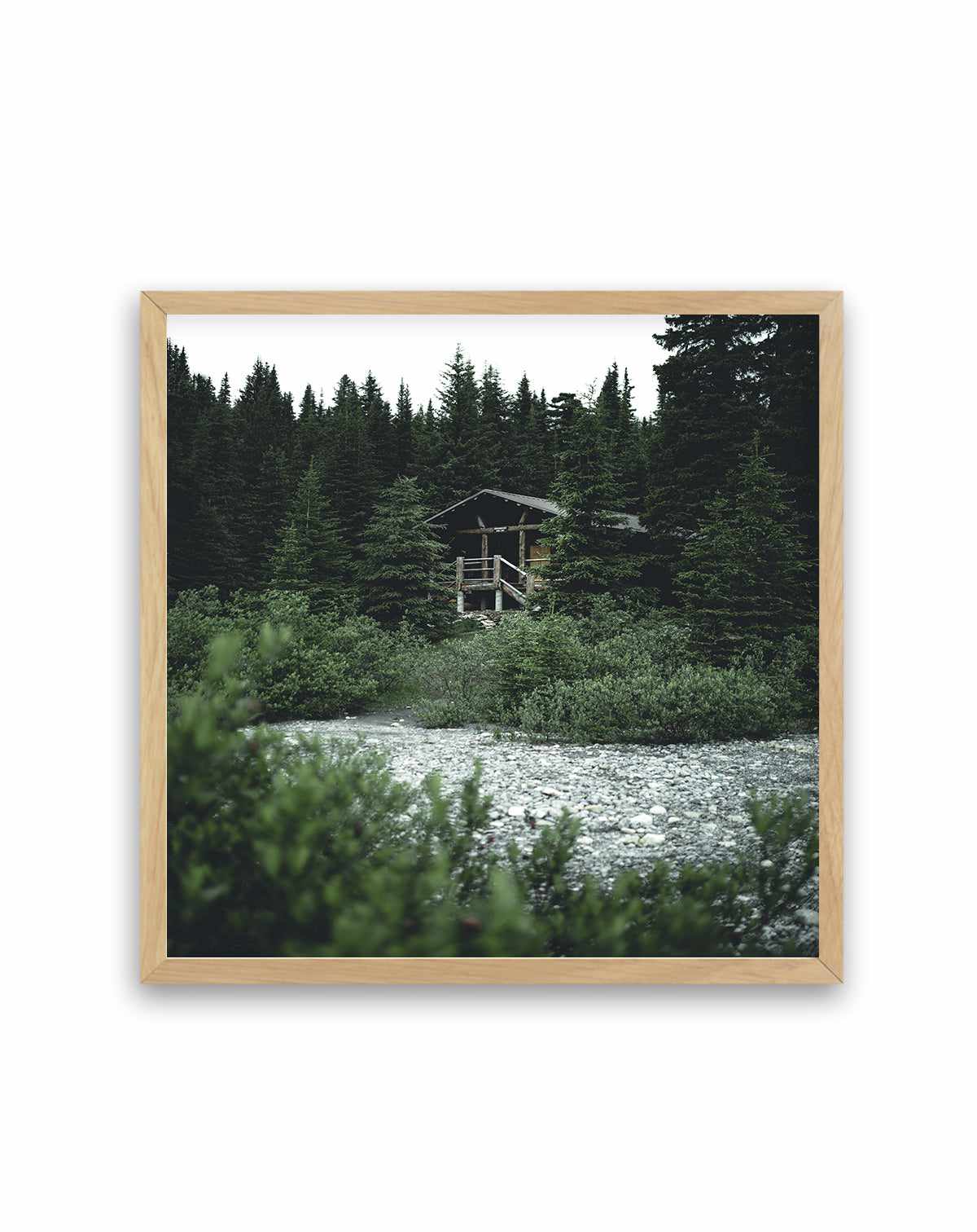 Berg Lake Cabin by Kalen X | Art Print