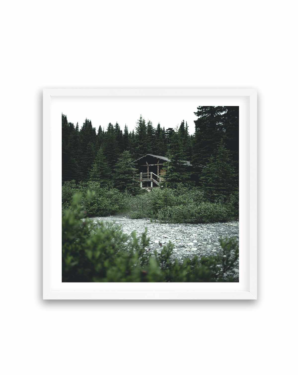 Berg Lake Cabin by Kalen X | Art Print