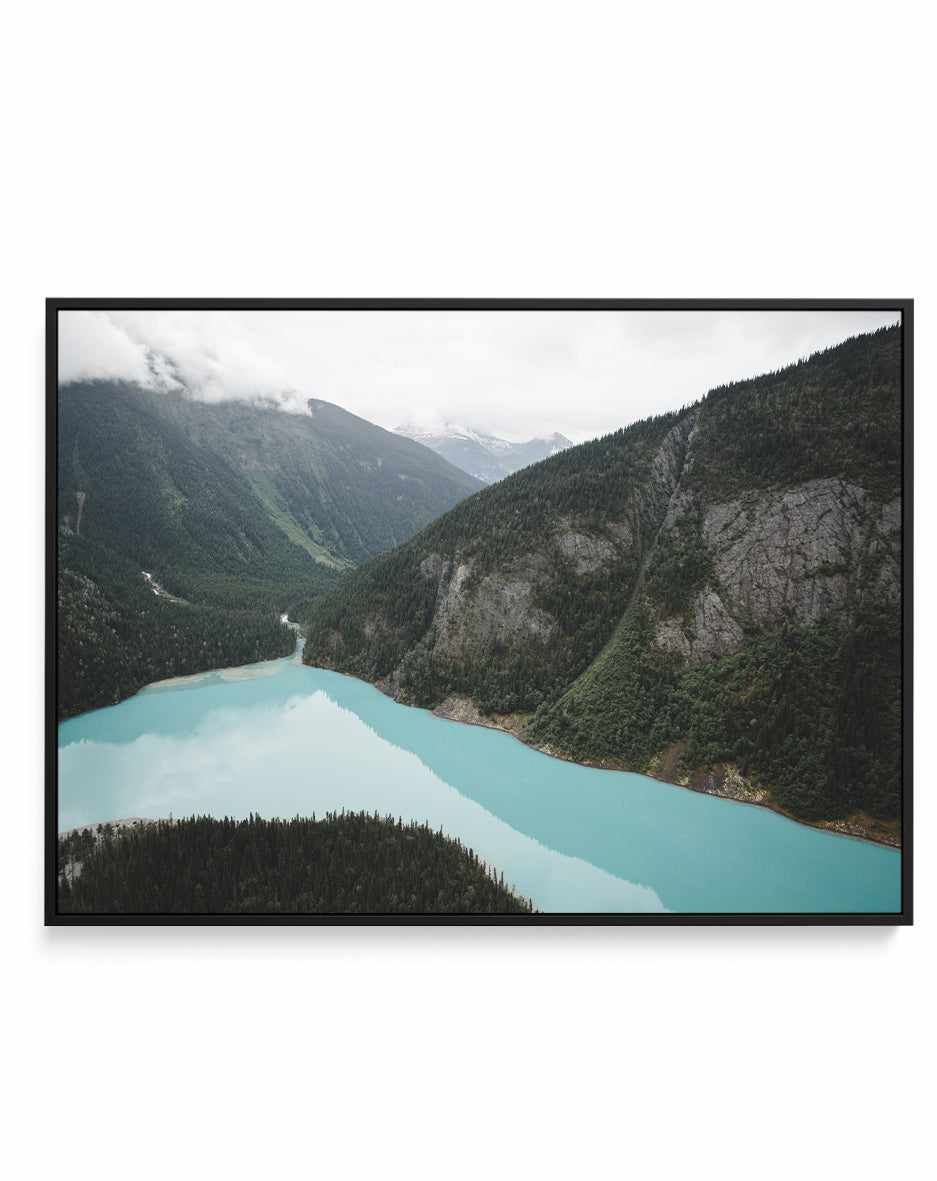 Berg Lake II by Kalen X | Framed Canvas Art Print