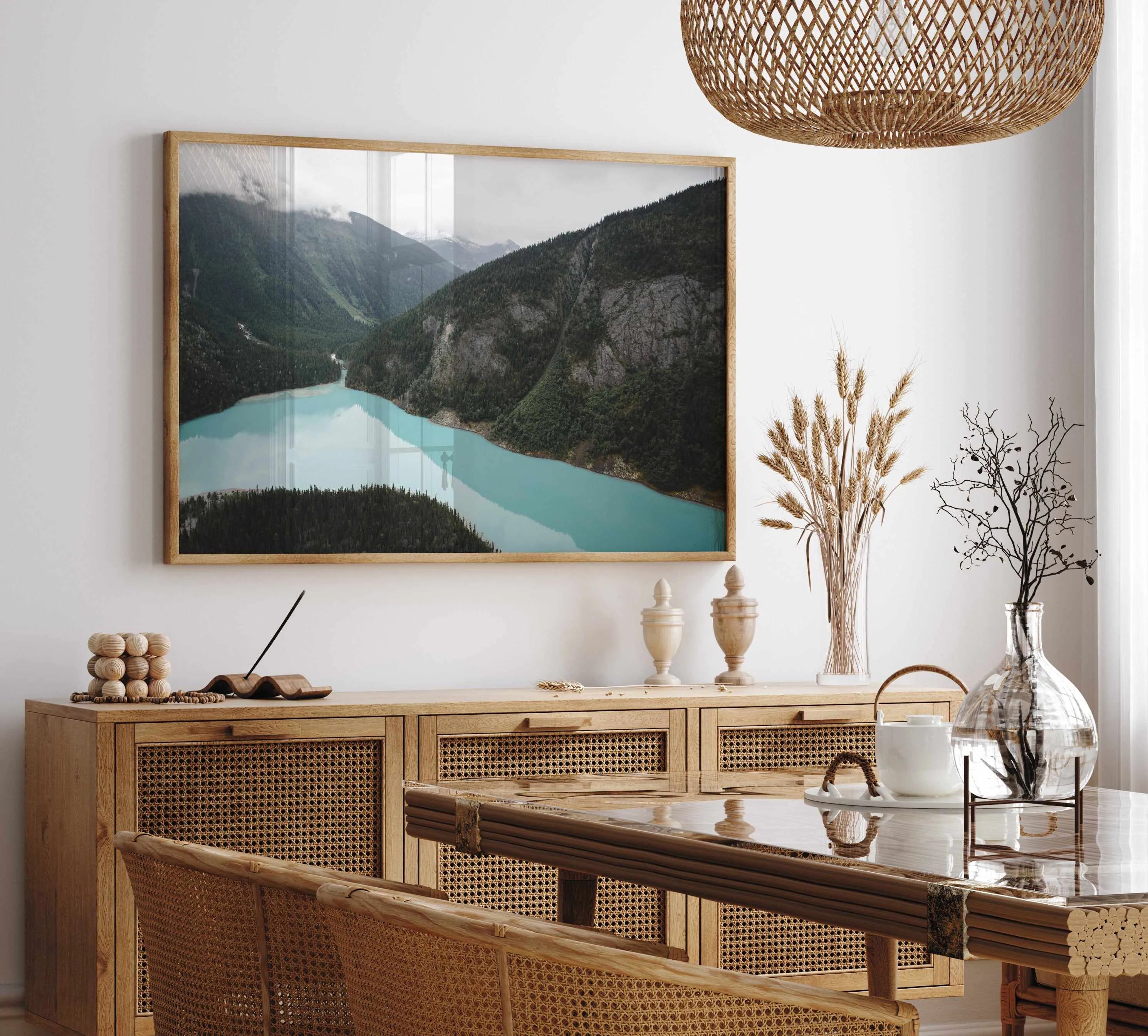 Berg Lake II By Kalen X | Art Print from Olive et Oriel where you can shop wallpaper and artworks online