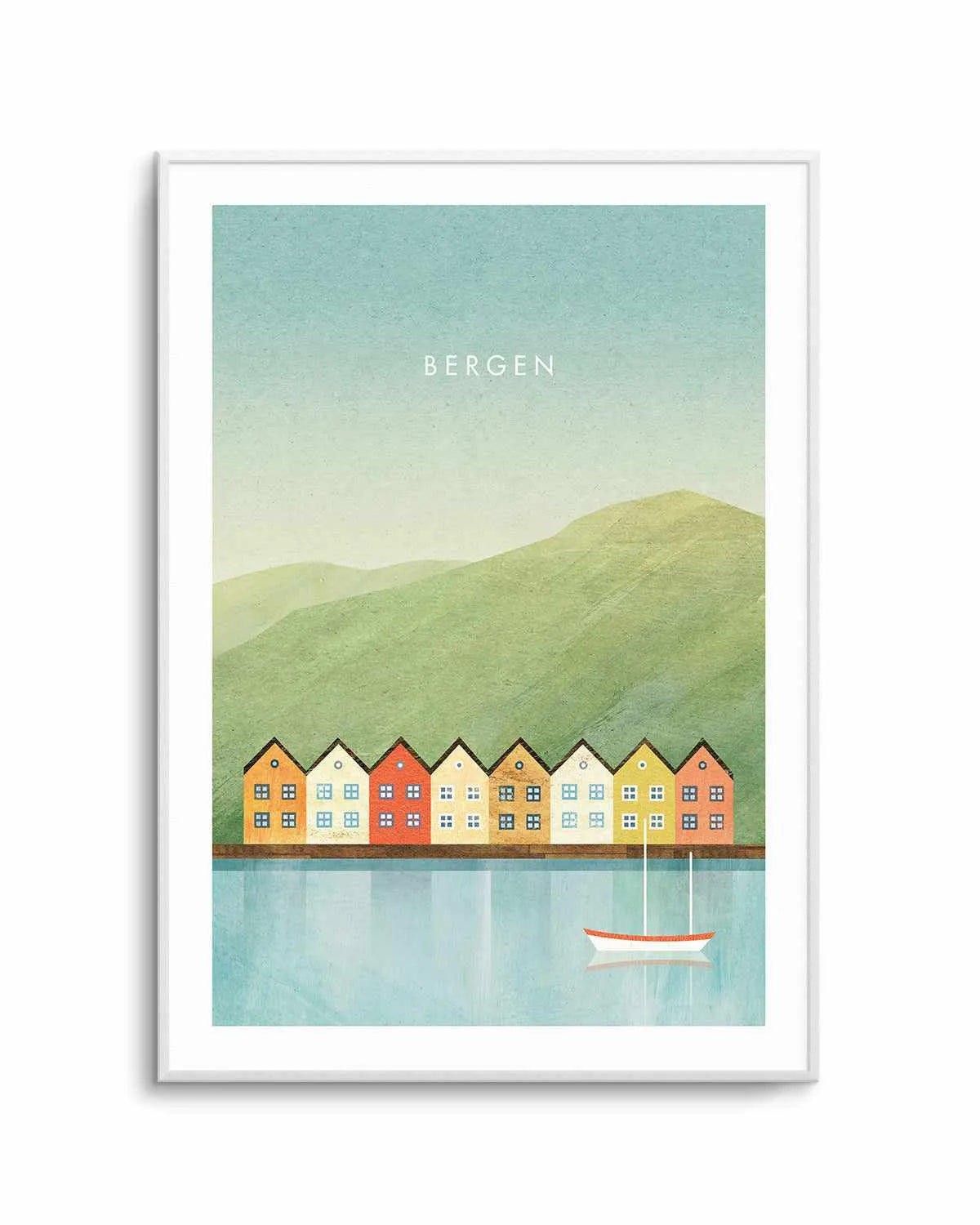 Bergen by Henry Rivers Art Print from Olive et Oriel where you can shop wallpaper and artworks online