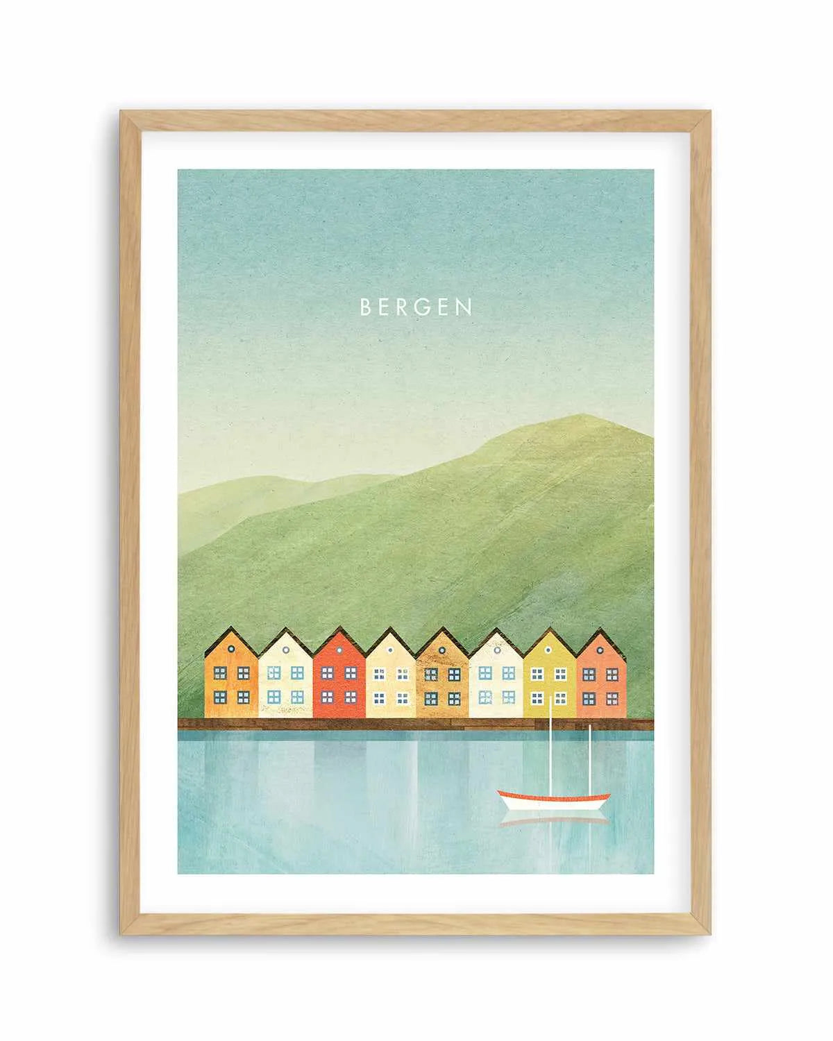 Bergen by Henry Rivers Art Print from Olive et Oriel where you can shop wallpaper and artworks online