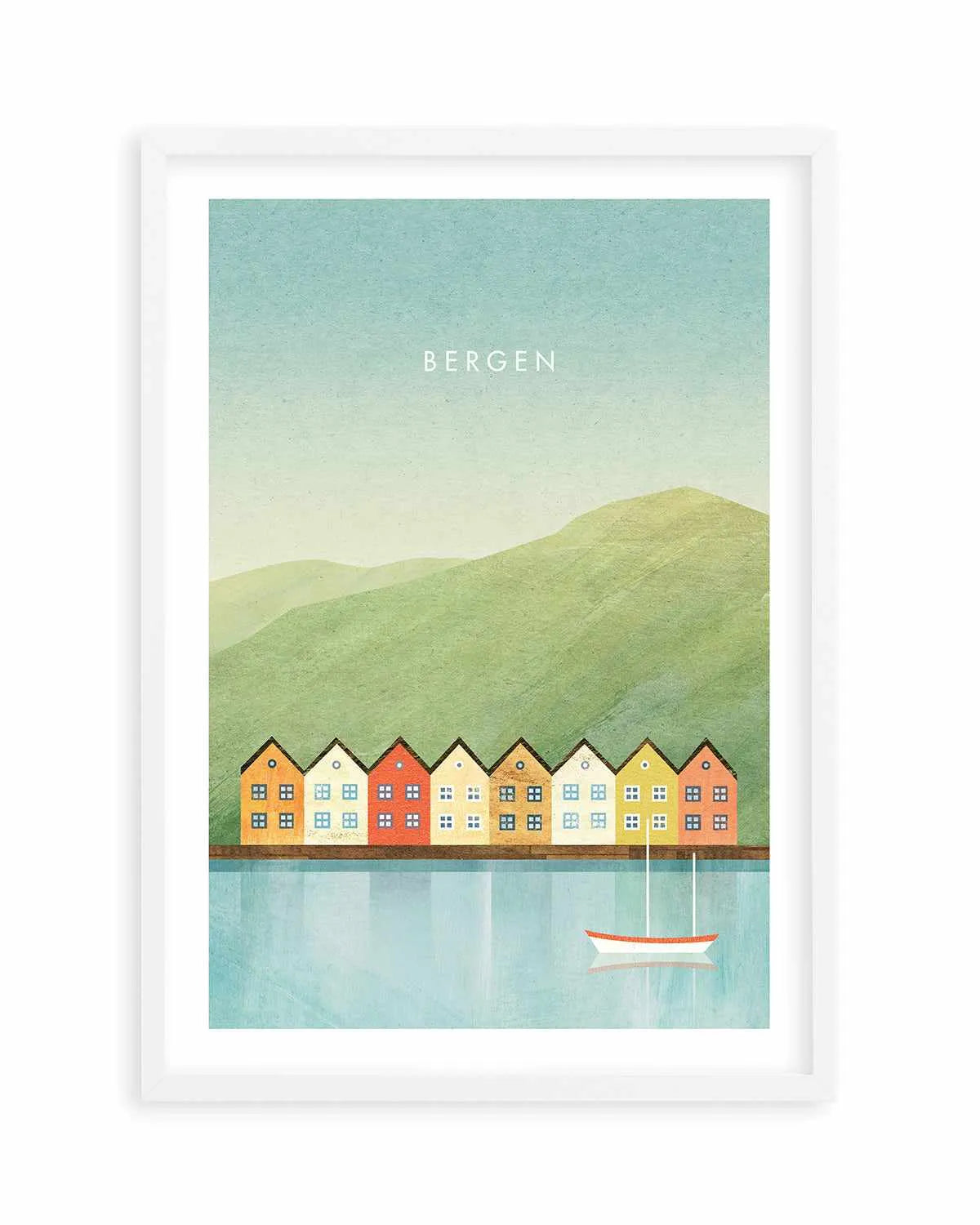 Bergen by Henry Rivers Art Print from Olive et Oriel where you can shop wallpaper and artworks online