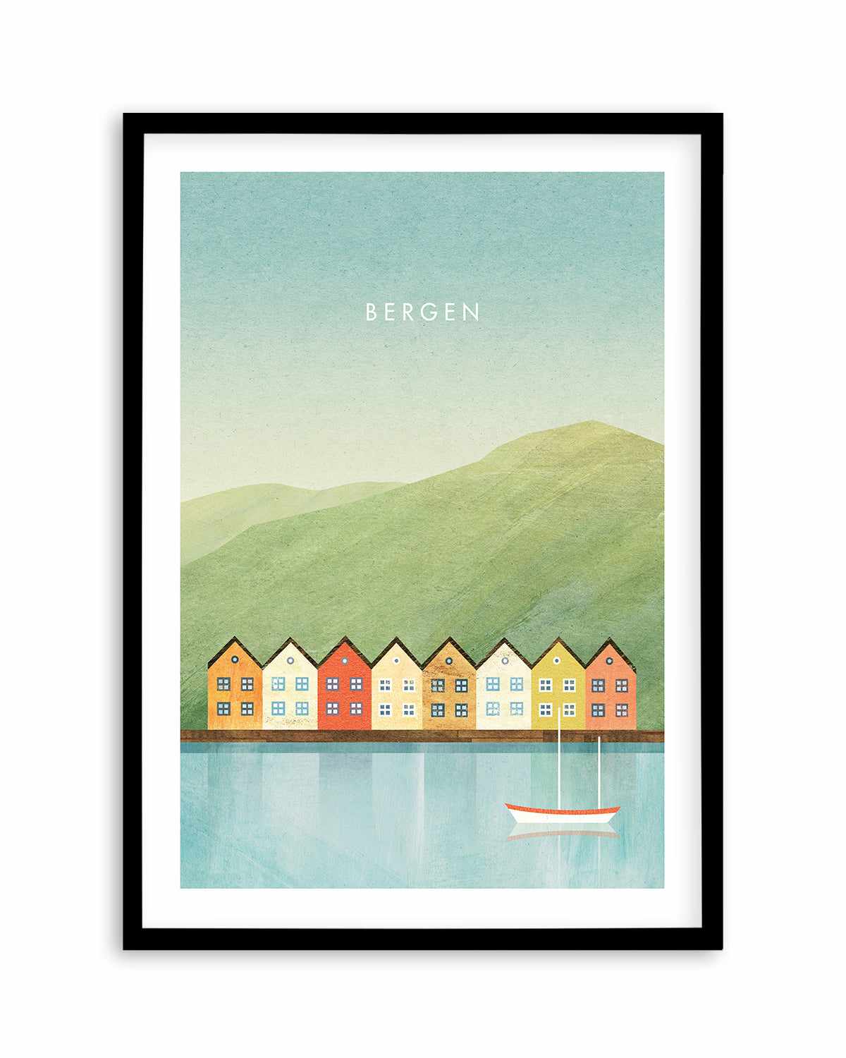 Bergen by Henry Rivers Art Print